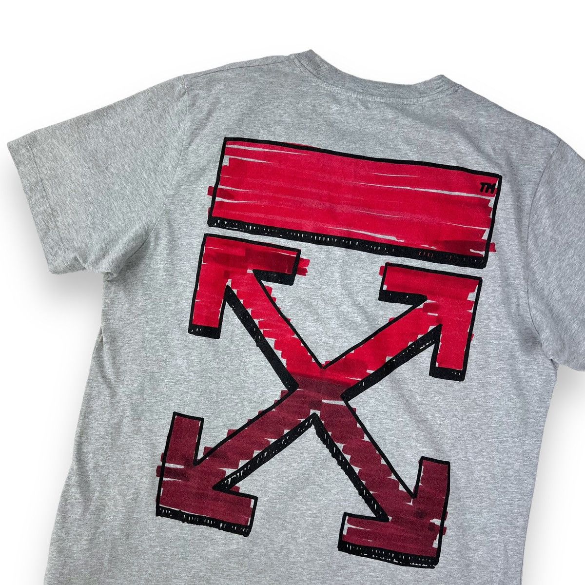 Off-White Off-White Marker Arrows Grey T Shirt Size US L / EU 52-54 / 3 - 1 Thumbnail