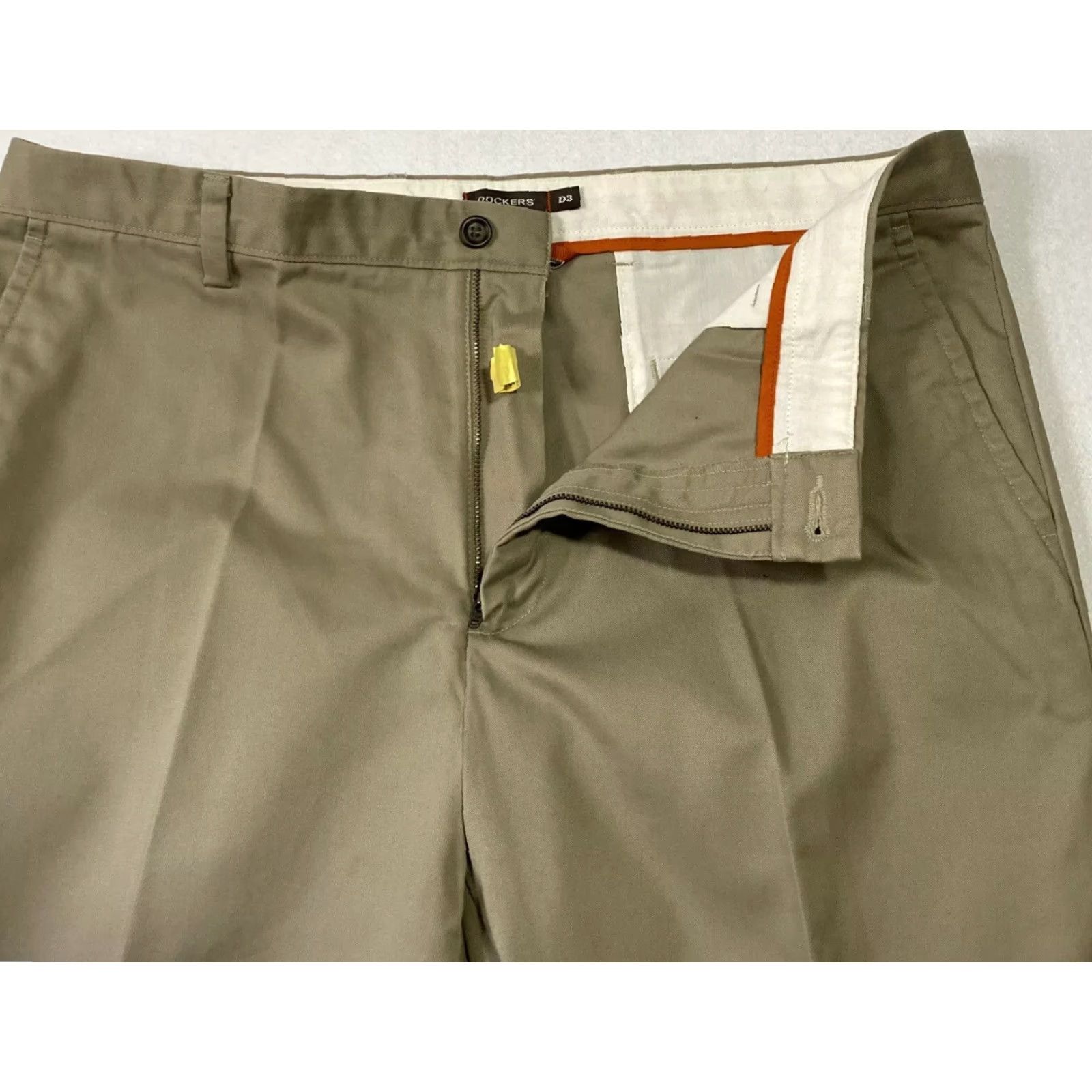 Polo Ralph Lauren Polo Ralph Lauren Dockers Chino Pants Men 38x34 Khaki Flat Front Beige Cotton Knit Regular Straight 34 Inseam Pants Mens Size US 38 / EU 54 - 3 Thumbnail