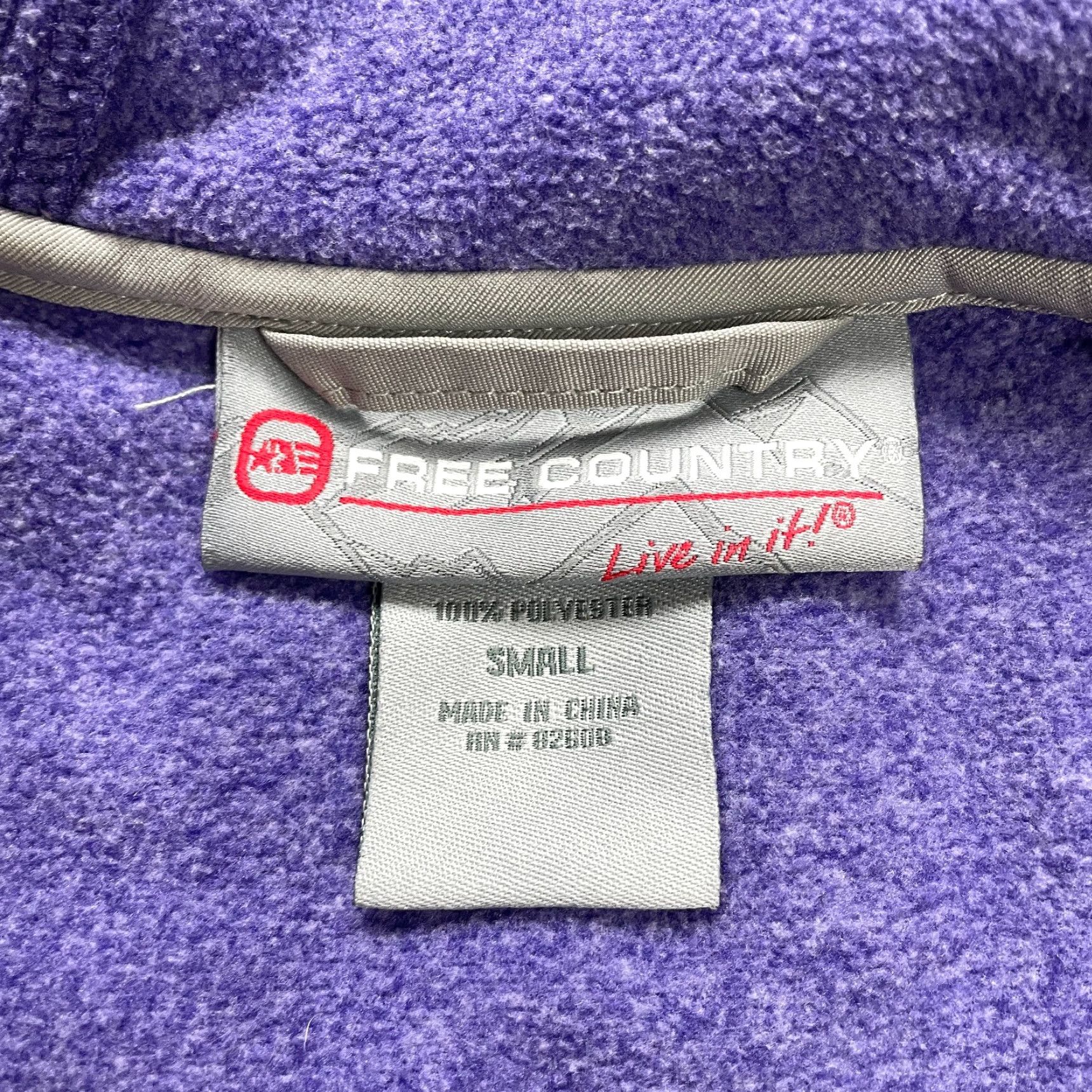 Free Country Free Country Hoodie Womens Small Purple Gray Full Zip Pockets Activewear Size S / US 4 / IT 40 - 4 Thumbnail