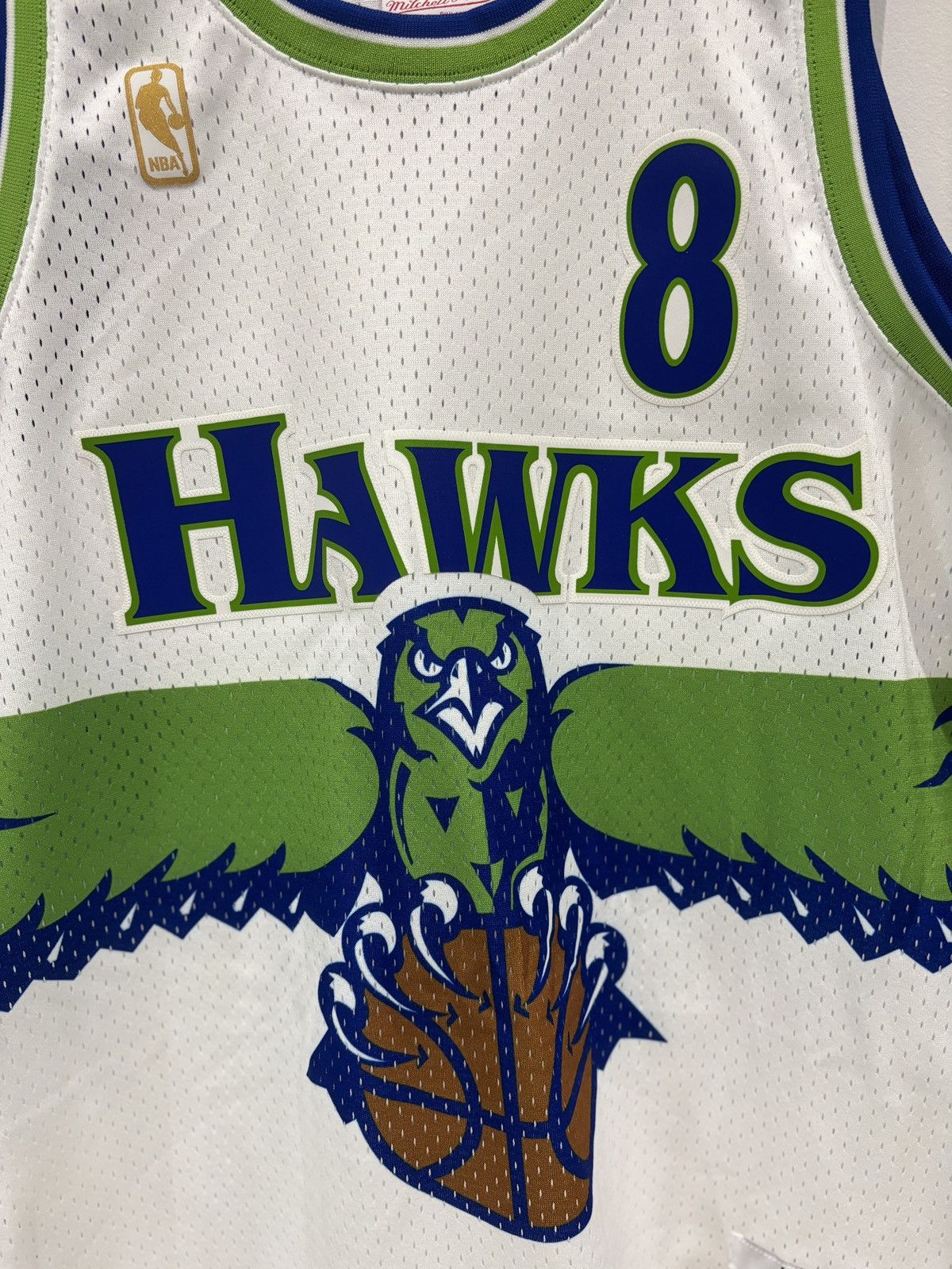 Mitchell & Ness Mitchell & Ness NBA Hawks Smith Basketball Jersey White Size US L / EU 52-54 / 3 - 2 Thumbnail