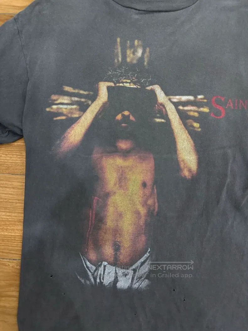Saint Michael Saint Michael Black printed short sleeves Size US M / EU 48-50 / 2 - 2 Thumbnail
