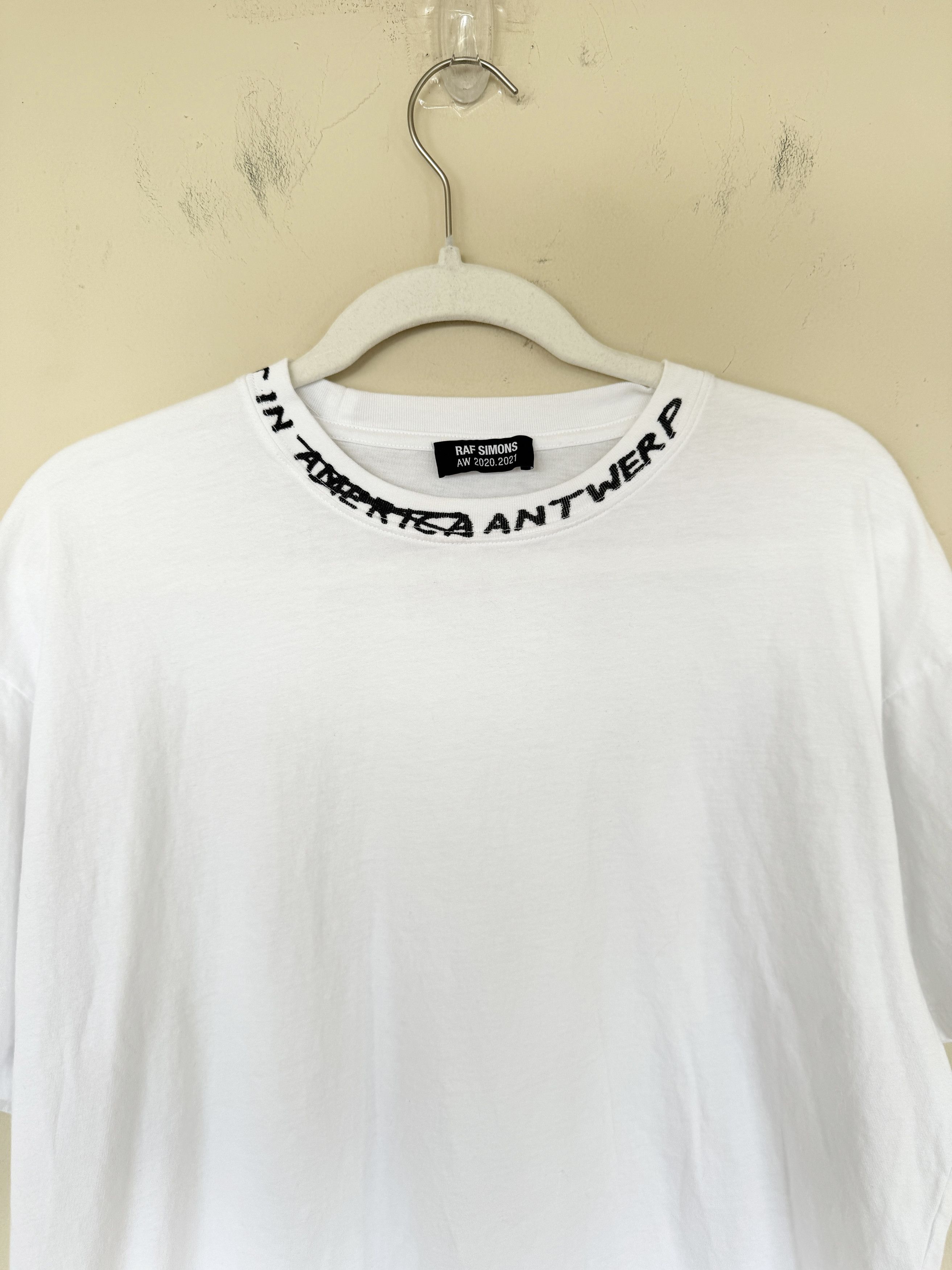 Raf Simons Raf Simons Antwerp/America Tee Size US XL / EU 56 / 4 - 3 Thumbnail