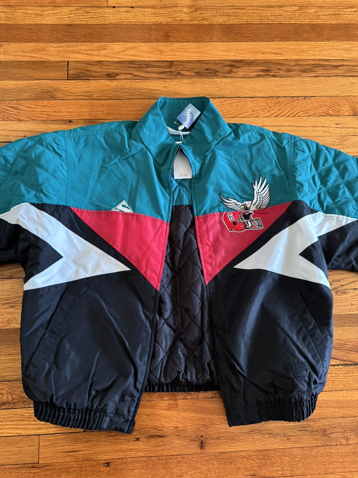 Maison Margiela × Supreme Supreme®/MM6 Maison Margiela Split Stadium Jacket XL Size US XL / EU 56 / 4 - 1 Thumbnail