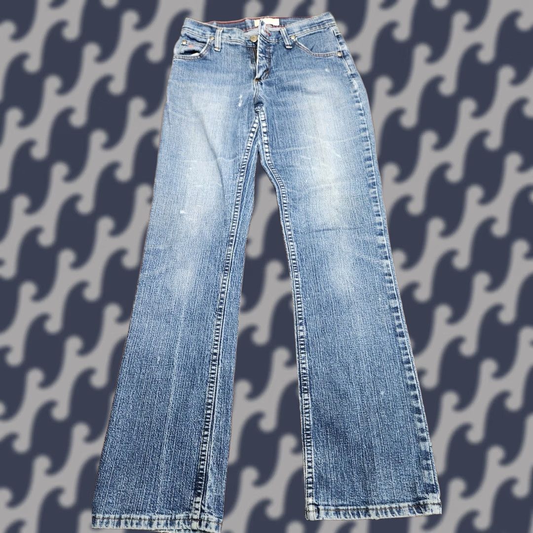 Wrangler Wranglers 23X Premium Jean Straight Women 26 X 29 Blue Denim 100% Cotton 5-Pocket Zip Regular Size 26" / US 2 / IT 38 - 1 Thumbnail