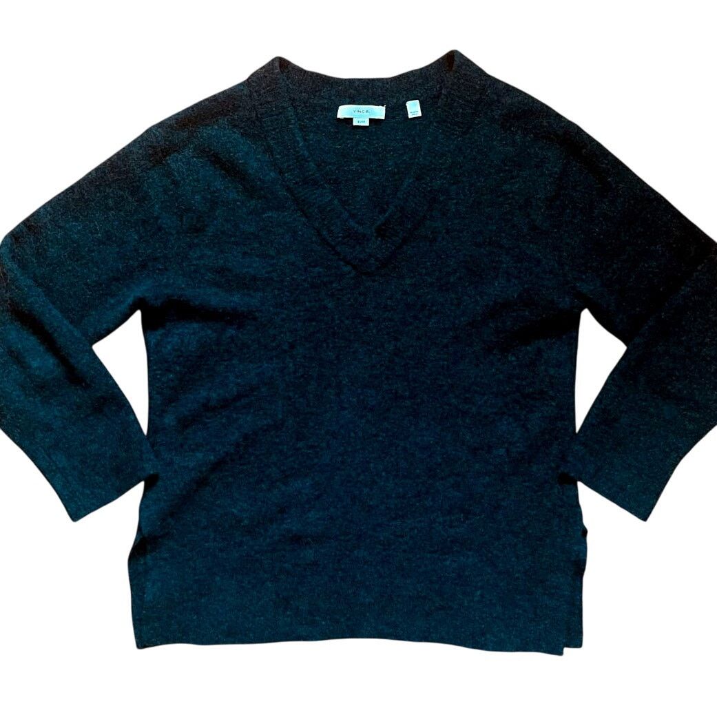 Vince Vince Green Wool Alpaca Blend Sweater | Size XS Size XS / US 0-2 / IT 36-38 - 1 Thumbnail