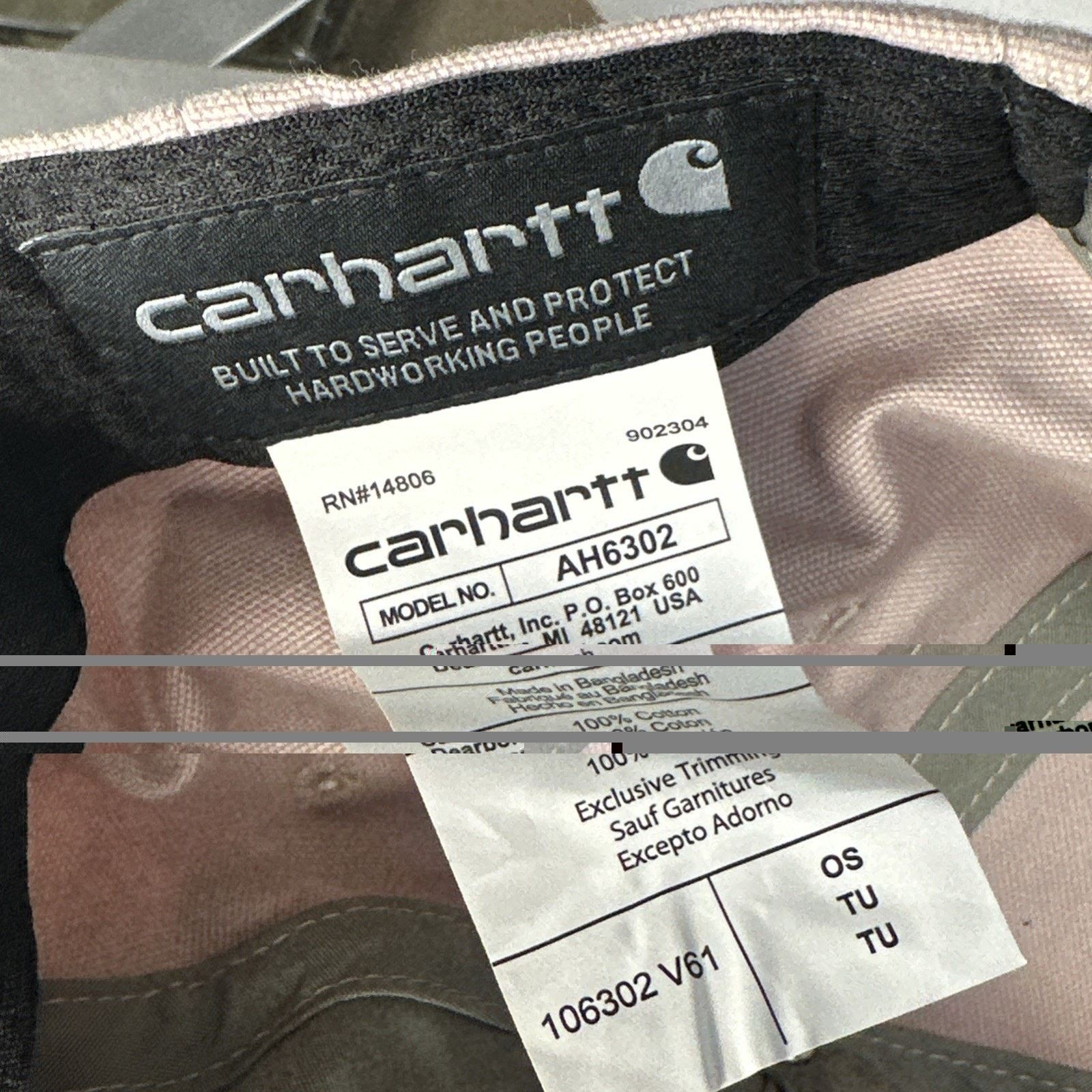 Carhartt Carhartt Womens One Size Canvas Cap Comfort Center C Logo Size ONE SIZE - 10 Thumbnail