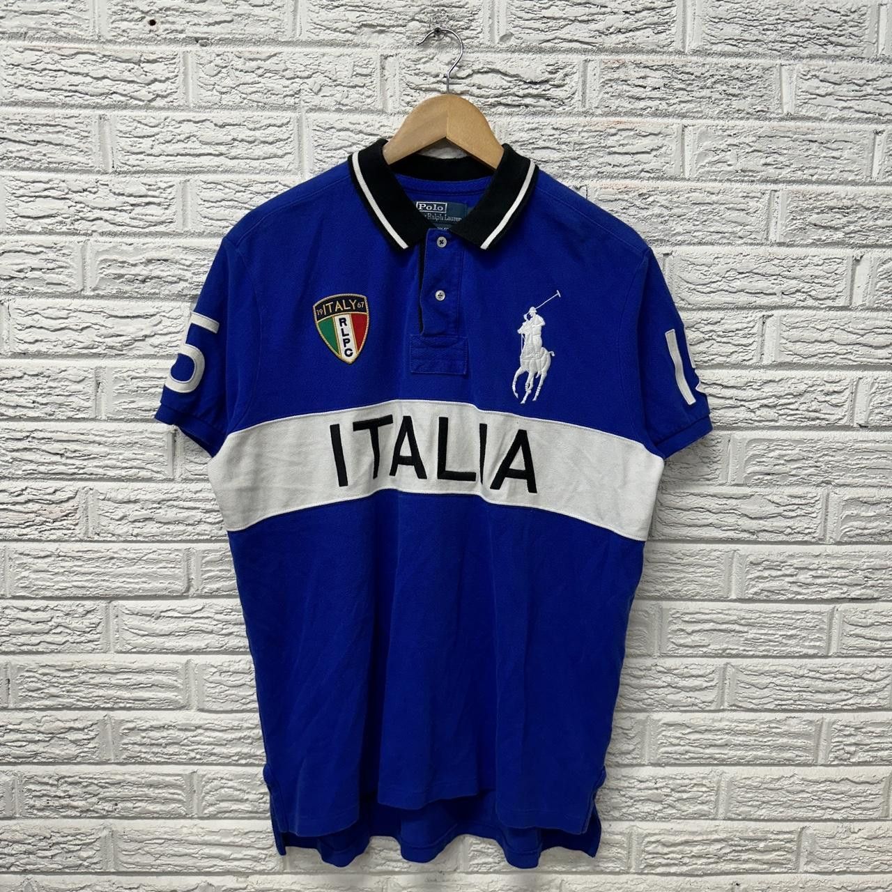 Polo Ralph Lauren Y2K Polo Ralph Lauren Italia Rugby Collared Shirt XL Size US XL / EU 56 / 4 - 1 Thumbnail