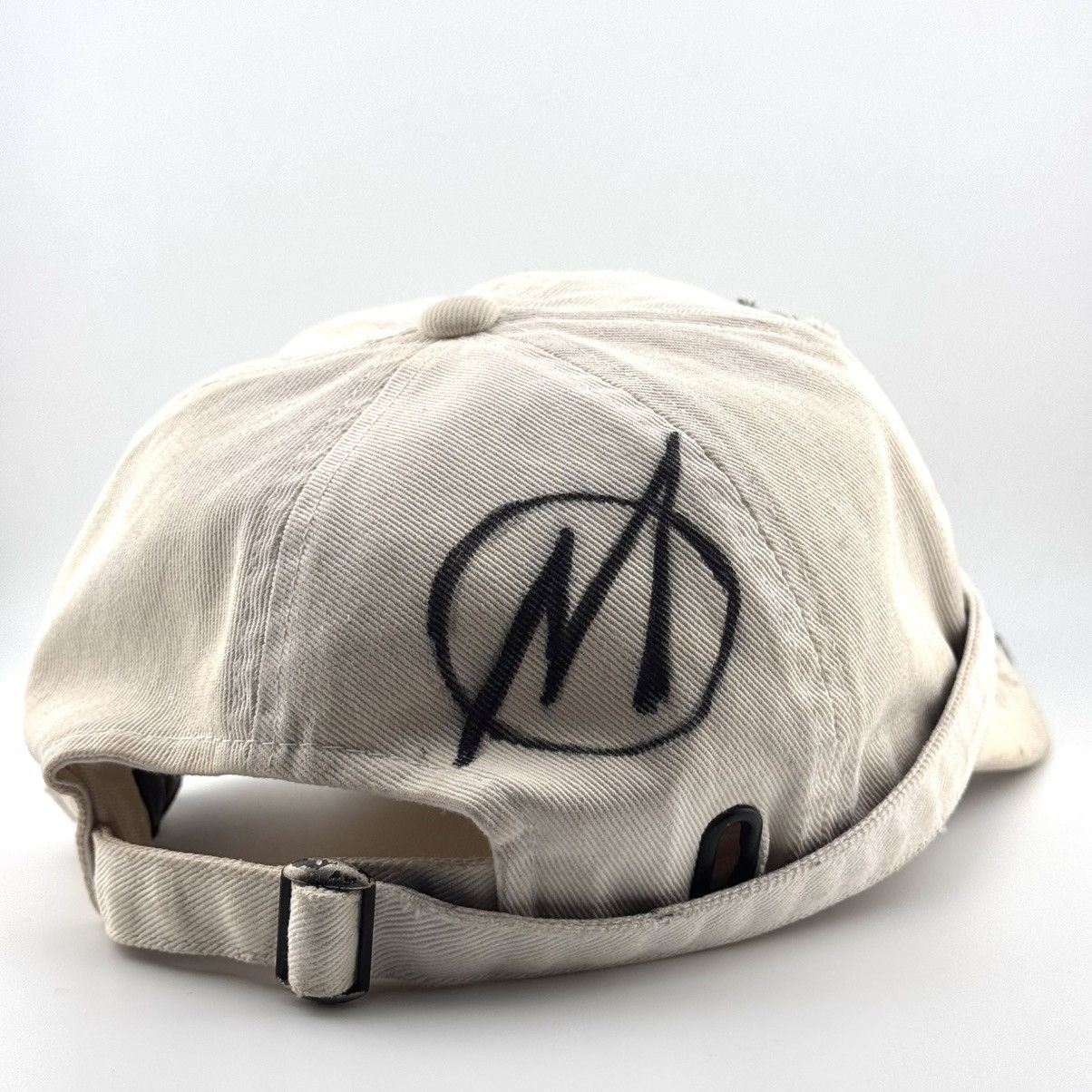 Japanese Brand Motifest Cut-Out Trashed Destroyed Distressed Archive Cap Size ONE SIZE - 7 Thumbnail
