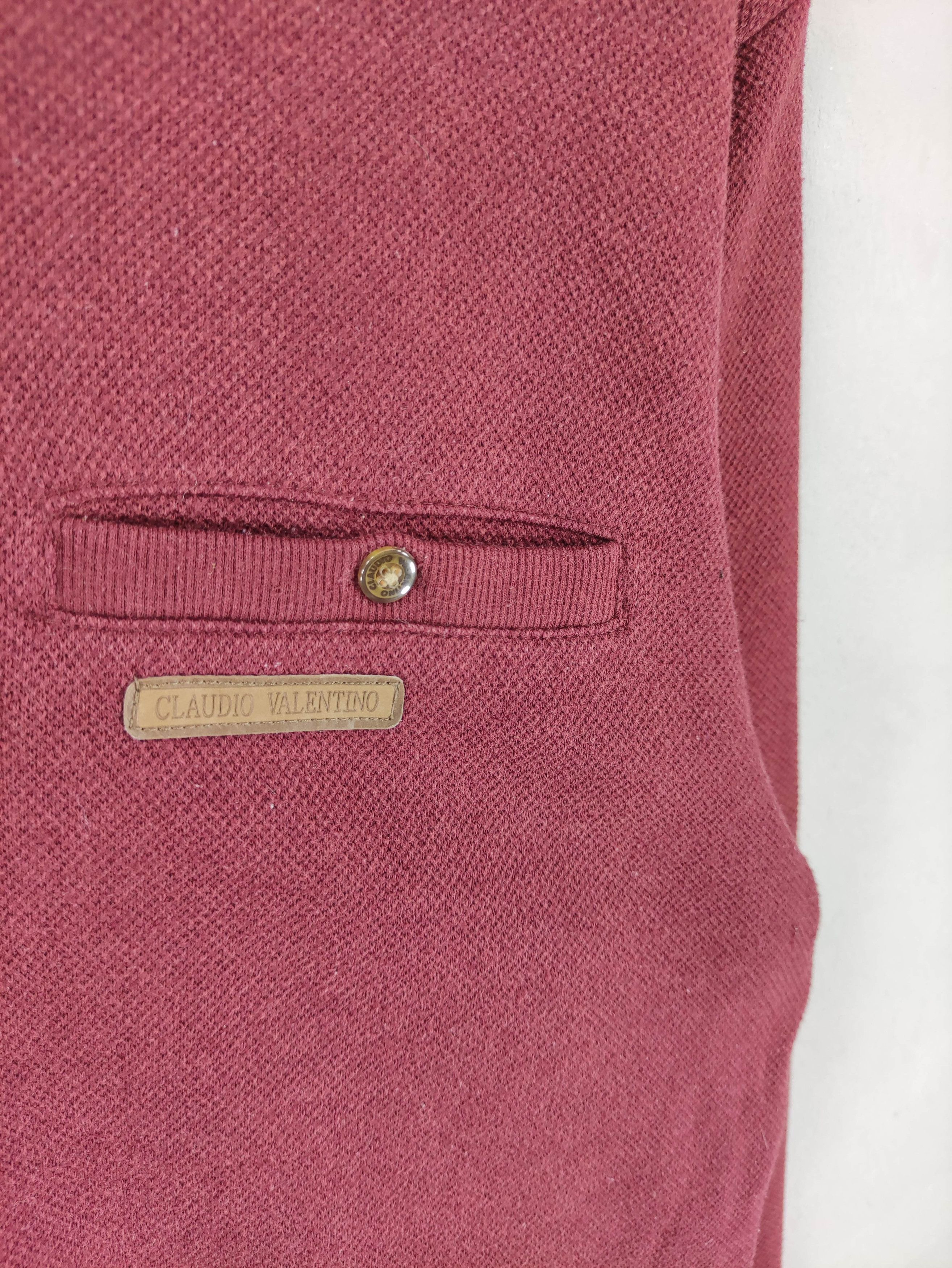 Vintage Vintage Claudio Valentino Half Zip Sweater Size US L / EU 52-54 / 3 - 2 Thumbnail
