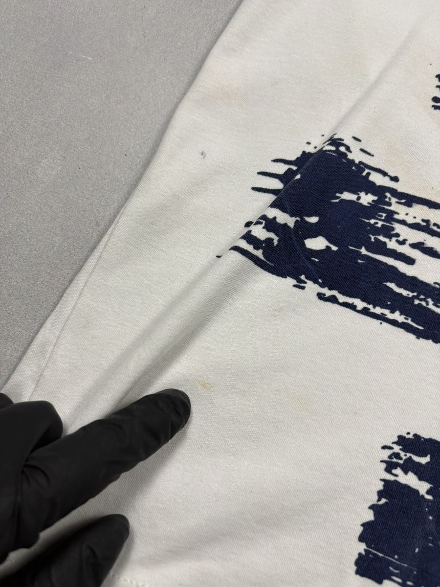 Diesel Diesel 2000s Distressed White Brush Stroke Tee 3D Logo M Y2K Size US M / EU 48-50 / 2 - 9 Thumbnail