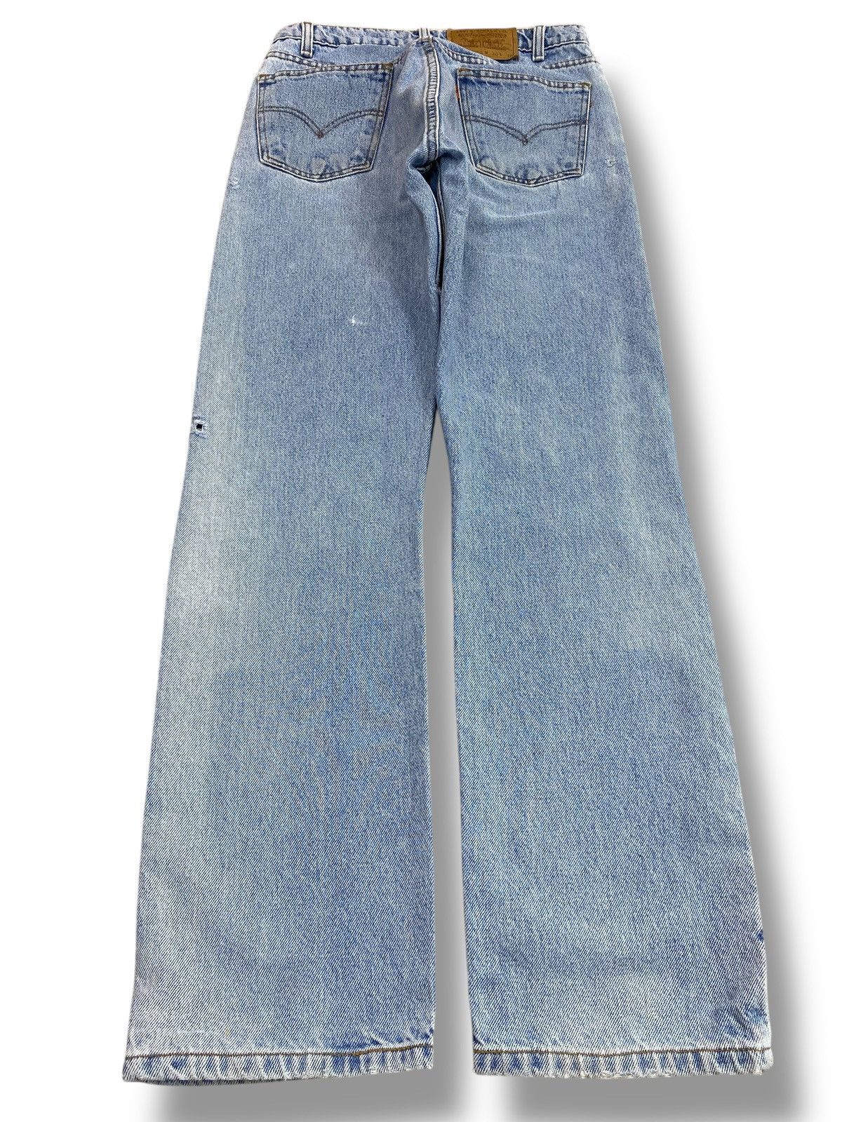 Levi's Levi’s Distressed Straight Leg Style Jeans Size US 28 / EU 44 - 3 Thumbnail