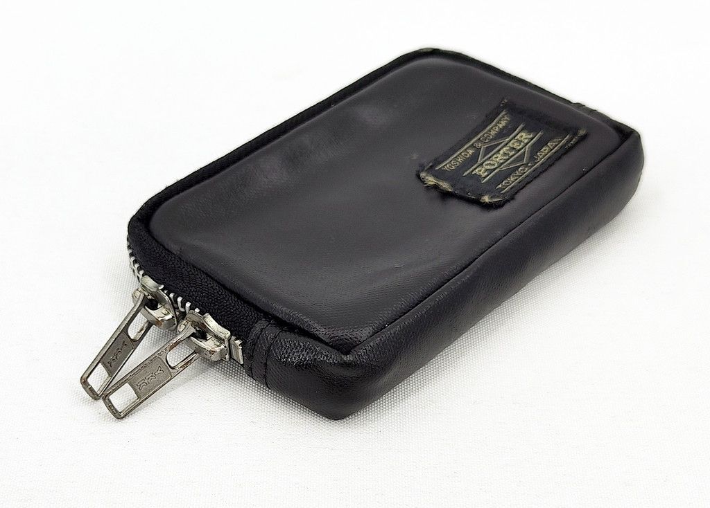 Porter PORTER card coin holder zip around coated cotton Size ONE SIZE - 9 Thumbnail