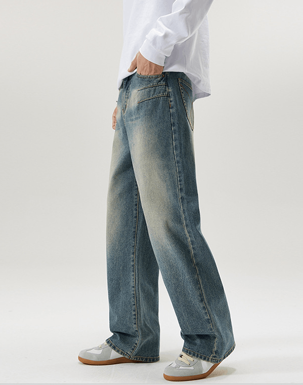 Japanese Brand × Jean American cleanfit washed straight loose jeans Size US 32 / EU 48 - 3 Thumbnail