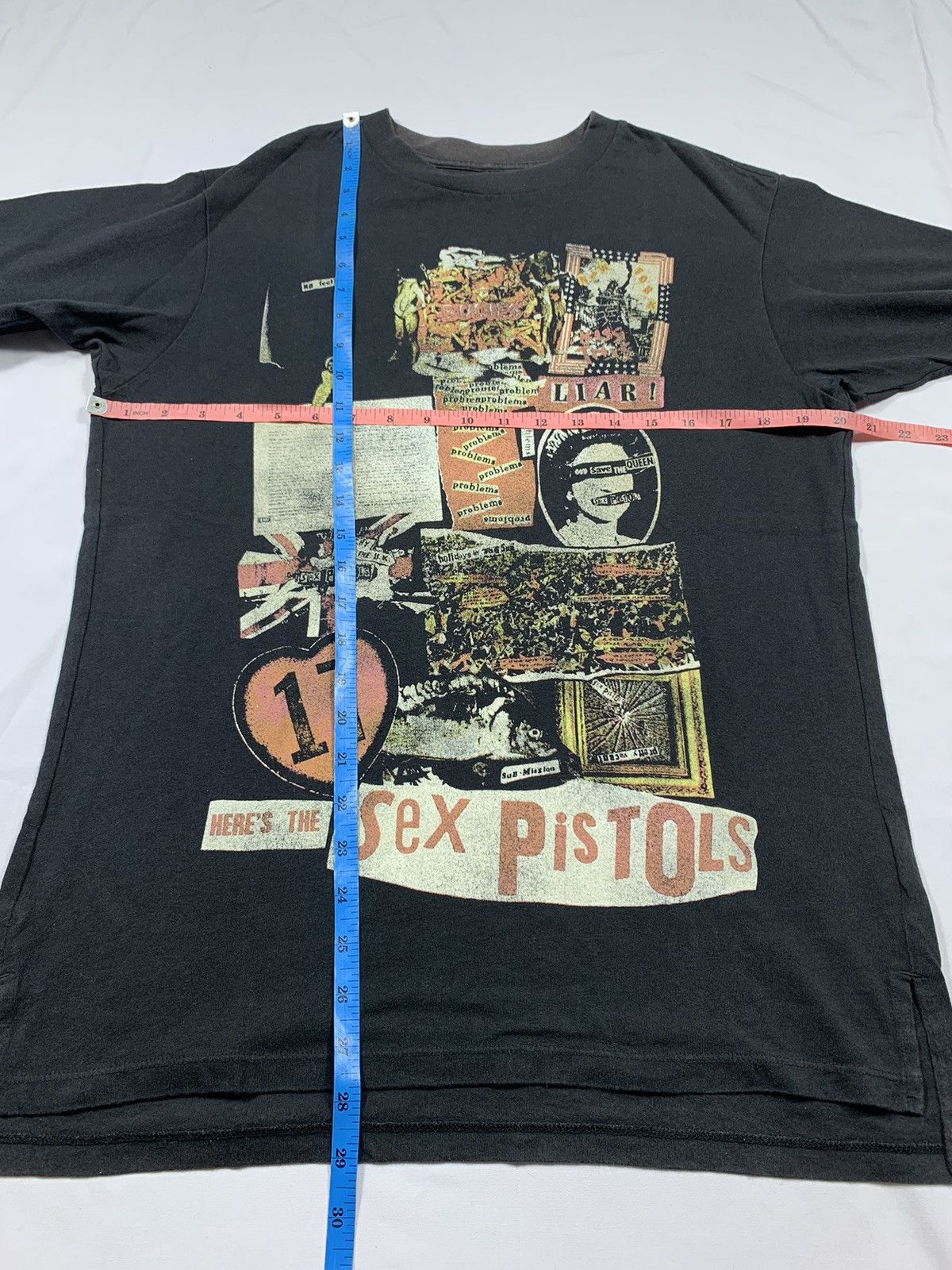 Band Tees × Vintage Faded Sex Pistols Queen T-shirt Size US M / EU 48-50 / 2 - 4 Thumbnail