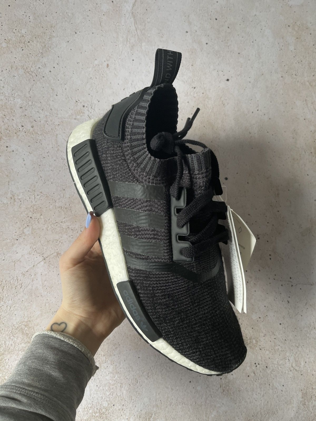 Adidas NMD R1 Black Wool