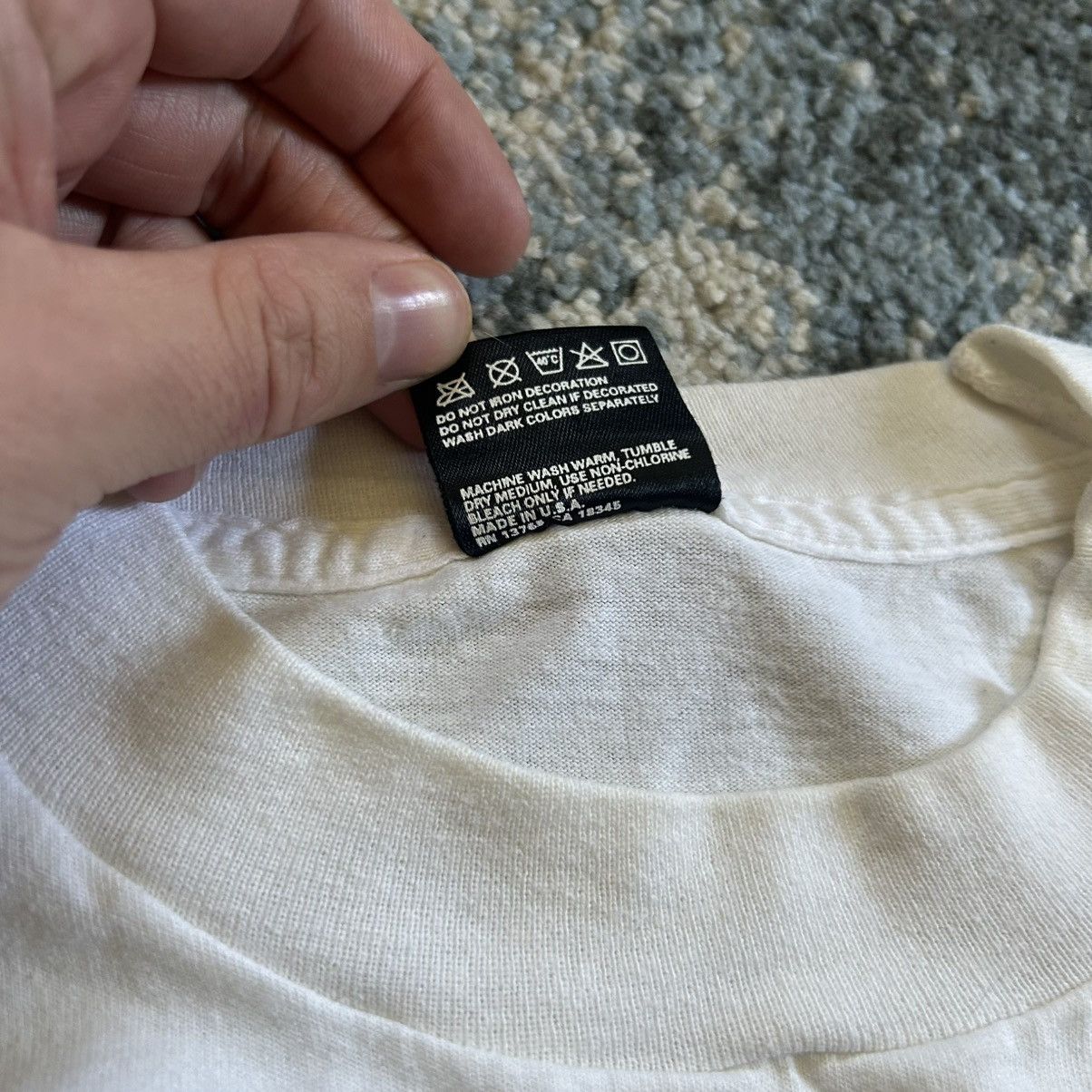 Vintage 90s Purdue Gold Rush card slubby single stitch souvenir tee Size US XL / EU 56 / 4 - 5 Thumbnail