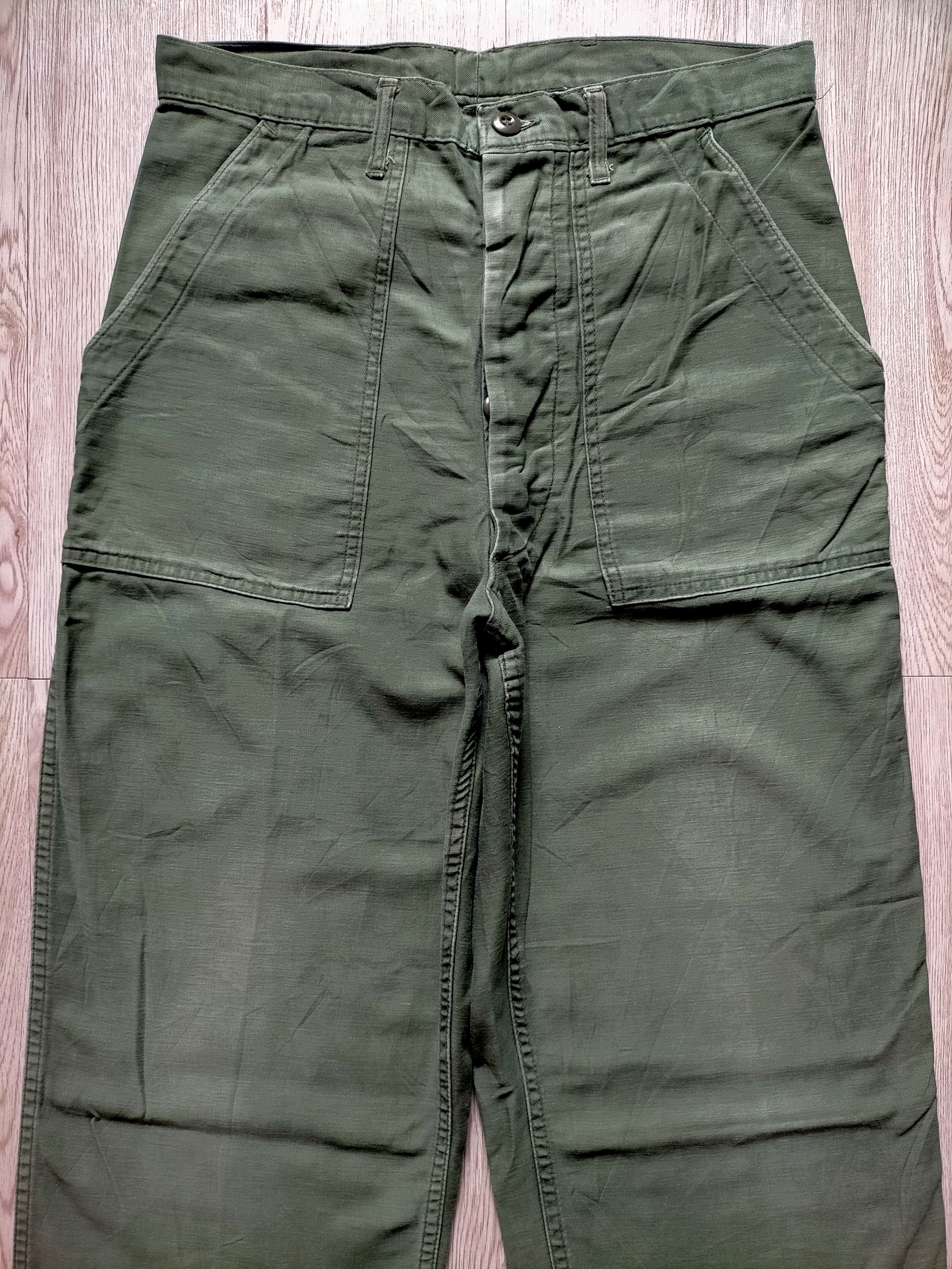 Army Of Me Vintage 60s Us Military OG 107 trouser pants Size US 32 / EU 48 - 3 Thumbnail