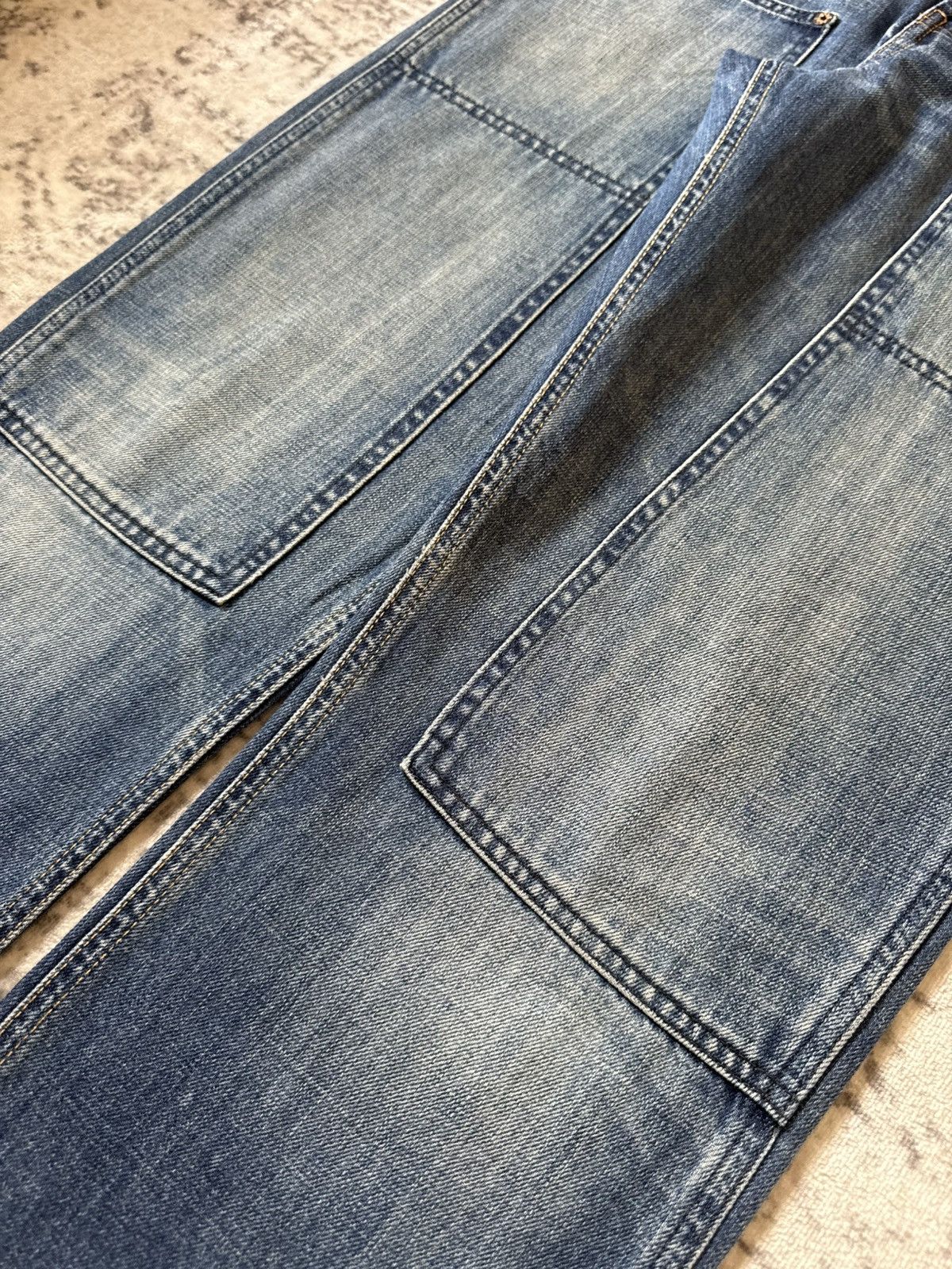 RRL Ralph Lauren Polo Ralph Lauren Double Knee Carpenters Denim Pants Size US 30 / EU 46 - 6 Thumbnail