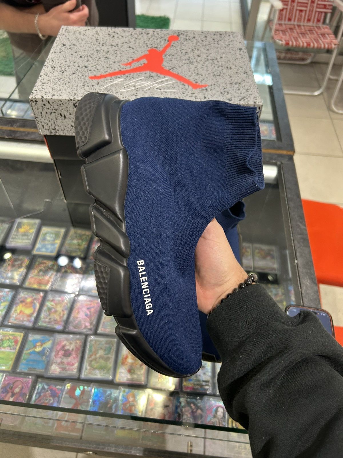 Balenciaga Balenciaga speed runner navy Size US 9 / EU 42 - 5 Thumbnail