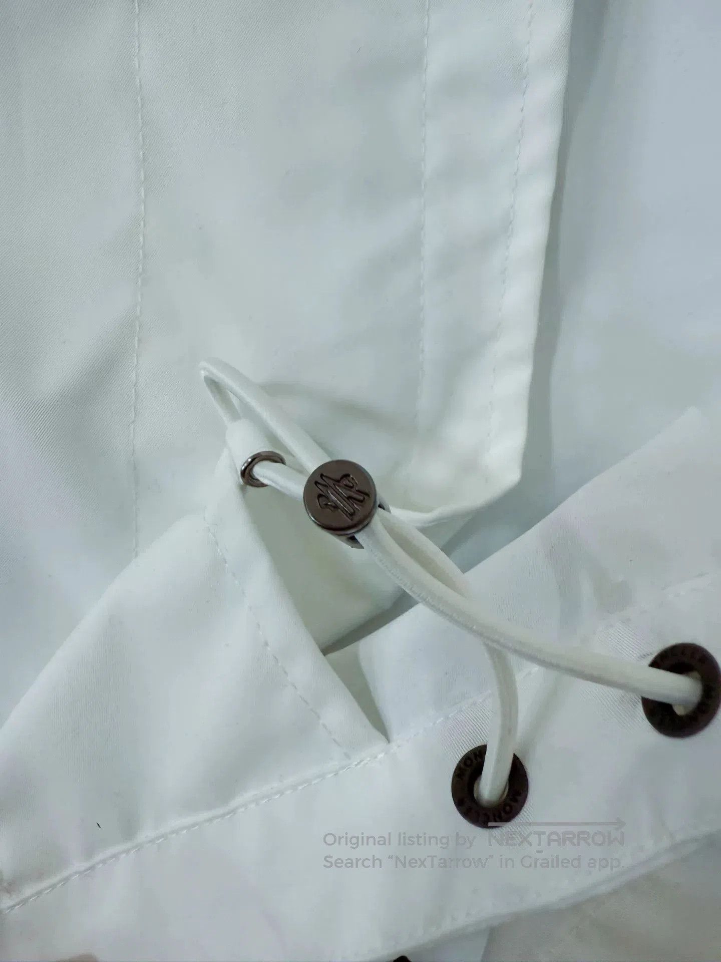 Moncler Moncler White Casual Hooded Jacket. Size S / US 4 / IT 40 - 5 Thumbnail