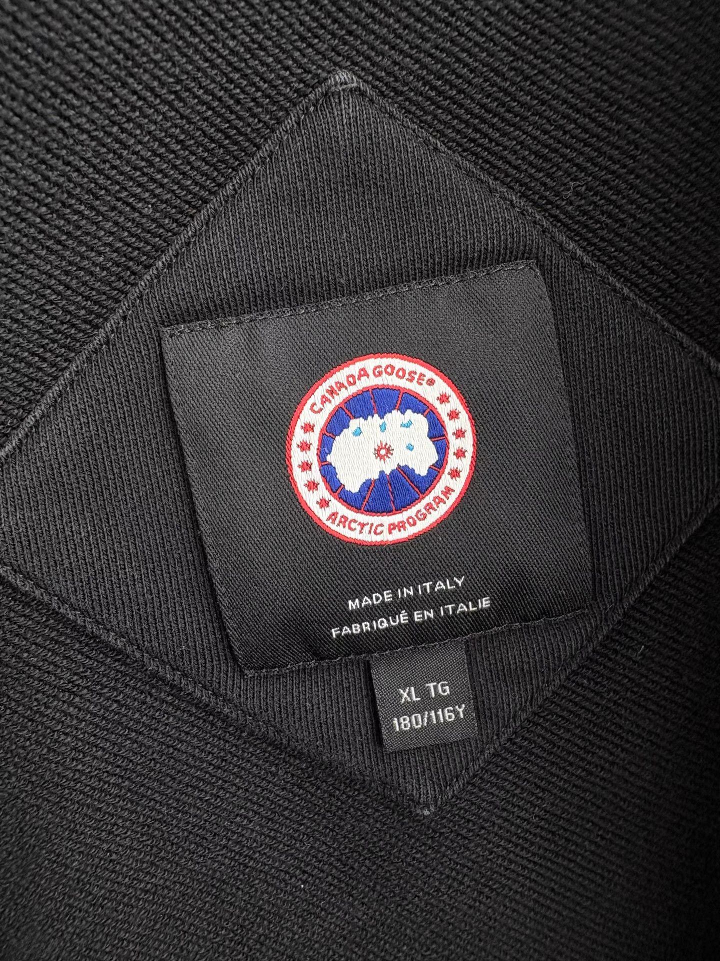 Canada Goose CANADA GOOSE Black Hooded Zip Jacket Size US XL / EU 56 / 4 - 5 Thumbnail