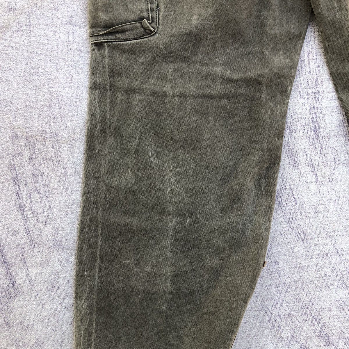 Japanese Brand Vintage Luva Tram Faded olive Cargo pants 7 pocket Size US 32 / EU 48 - 14 Thumbnail