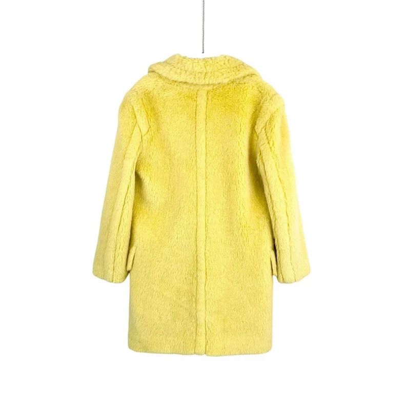 Max Mara Max Mara Lemon yellow teddy coat with presbyopia inside Size M / US 6-8 / IT 42-44 - 2 Thumbnail
