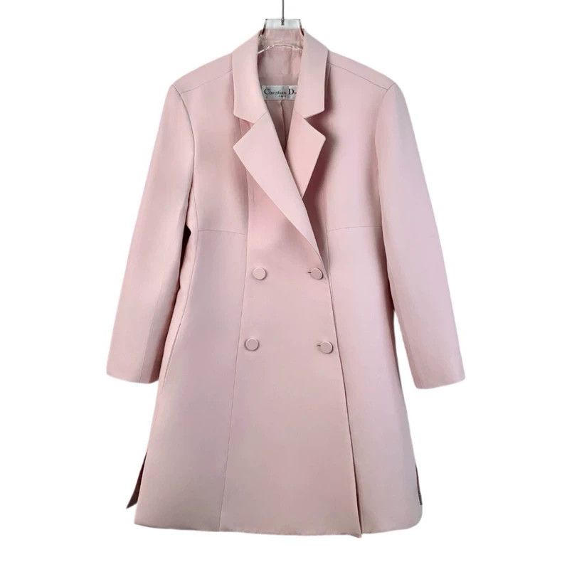 Dior Christian Dior Pink Double-Breasted Blazer - dmc Size US M / EU 48-50 / 2 - 1 Thumbnail