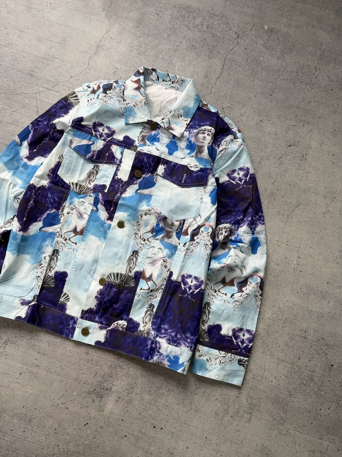 Nike Vintage over print statue of liberty Y2K Jacket Size US M / EU 48-50 / 2 - 2 Thumbnail