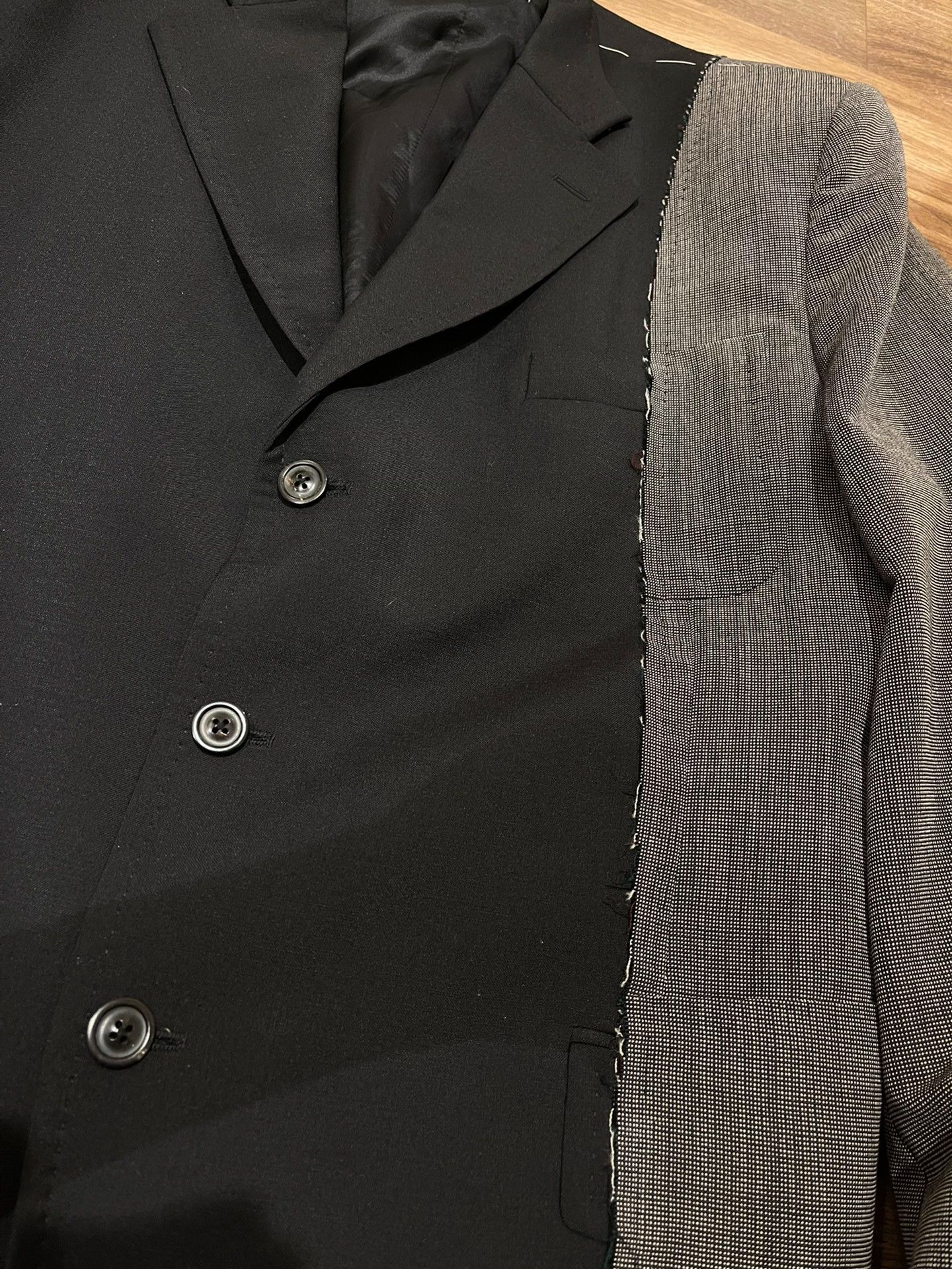 Maison Margiela Maison Margiela Clear line stitching suit jacket 2501-Nexta Size US S / EU 44-46 / 1 - 3 Thumbnail