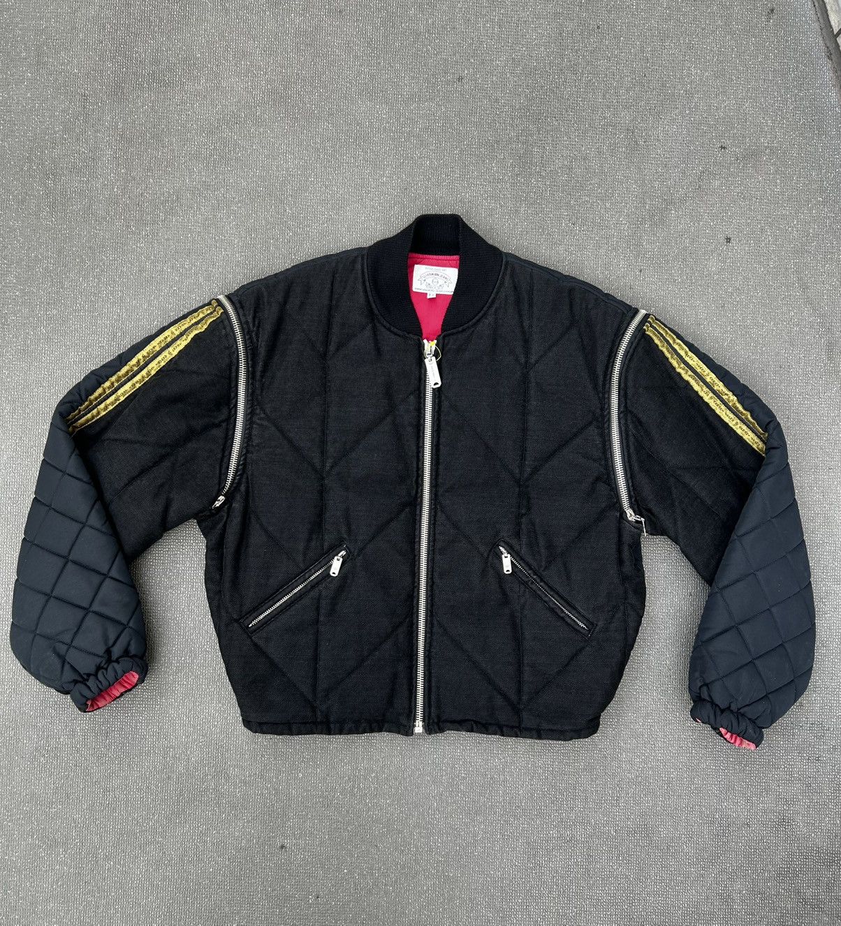 Armani Armani Jeans 90s modular quilted bomber jacket black Size US L / EU 52-54 / 3 - 1 Thumbnail