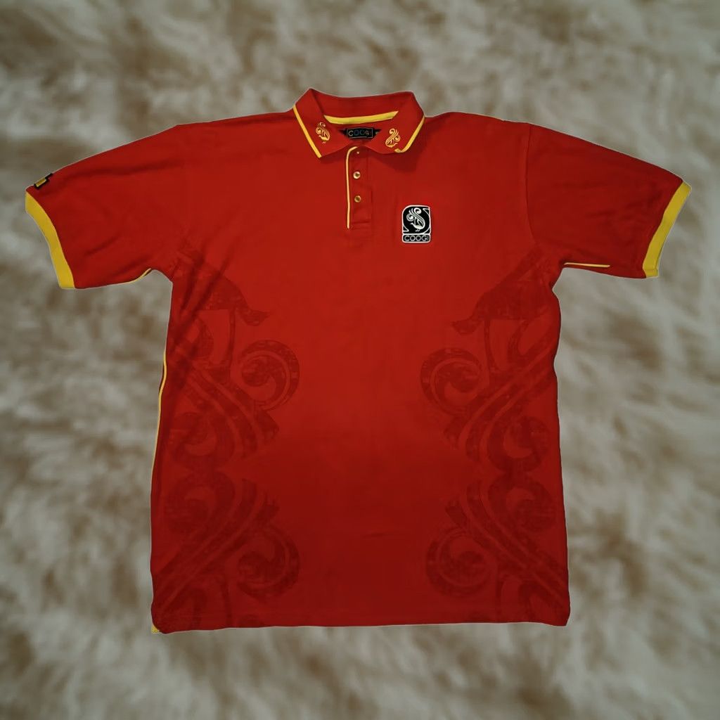 Coogi VINTAGE COOGI Polo Shirt Mens 3XL Short Sleeve Red Embroidered Hip Hop City Hipster Logo 100% Cotton Shirt Size US XXL / EU 58 / 5 - 1 Thumbnail