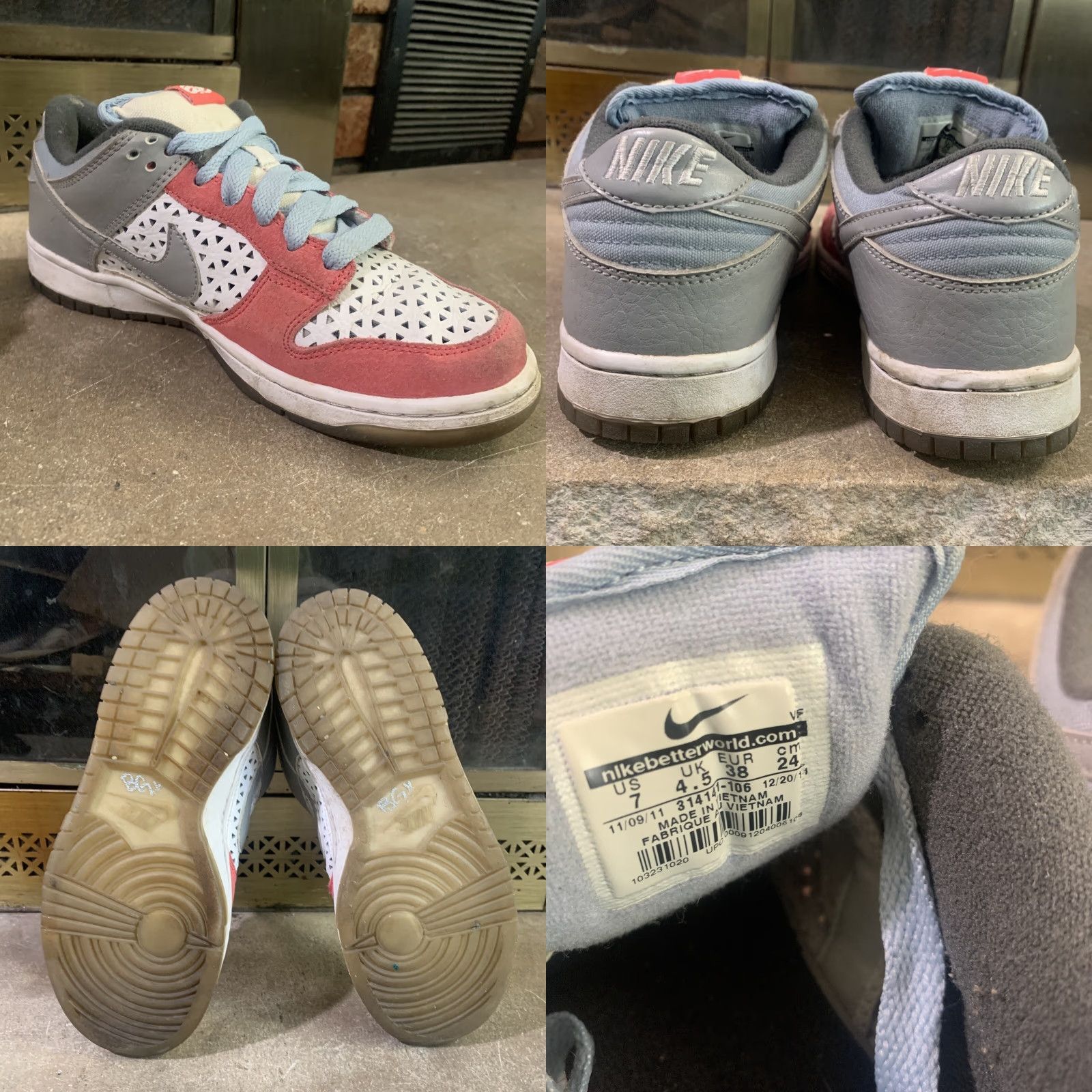 Nike VINTAGE Nike 6.0 Dunk SB Women's Size 7 Skate Skater Air Swoosh Pink Nike Dunk SB Women 7 Skateboarding/Shoes (adjusted within rules) Size US 7 / IT 37 - 8 Thumbnail