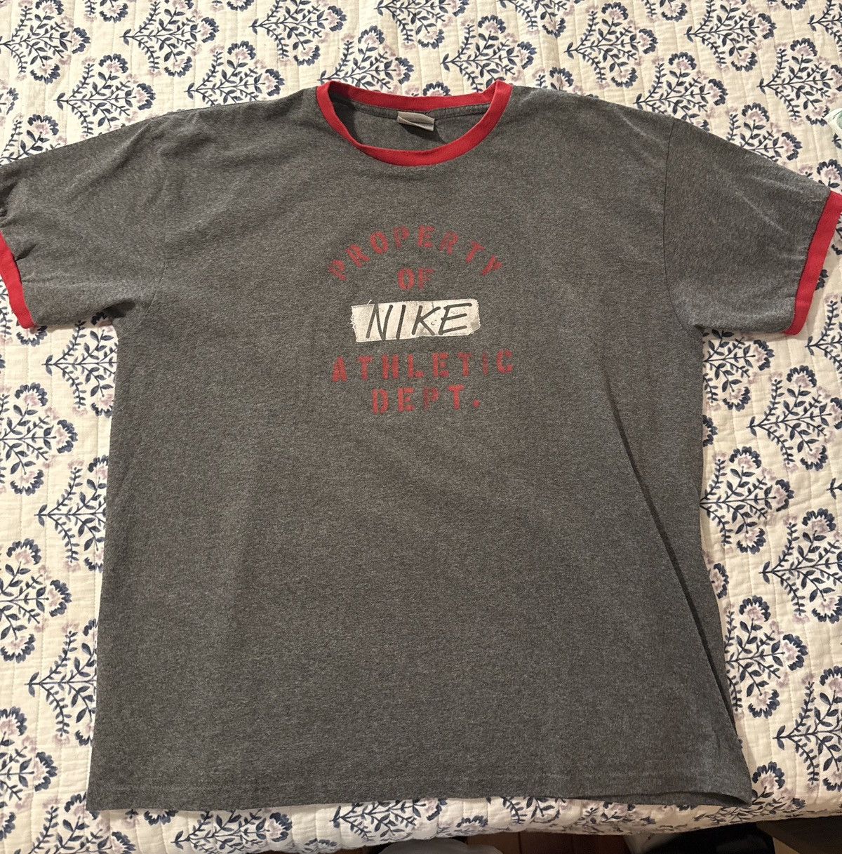Nike Vintage Y2K Nike Athletic Tee - 1990s Size US XL / EU 56 / 4 - 1 Thumbnail