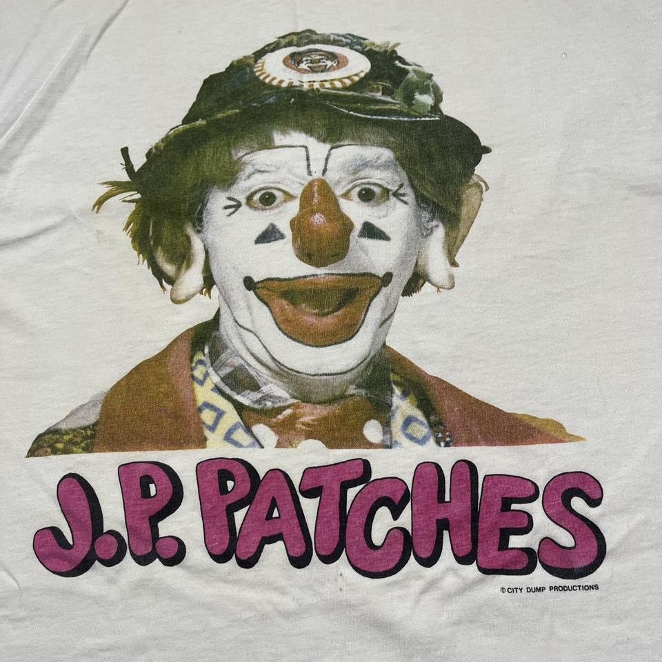 Vintage 90s j.p. patches clown tee Size US L / EU 52-54 / 3 - 3 Thumbnail