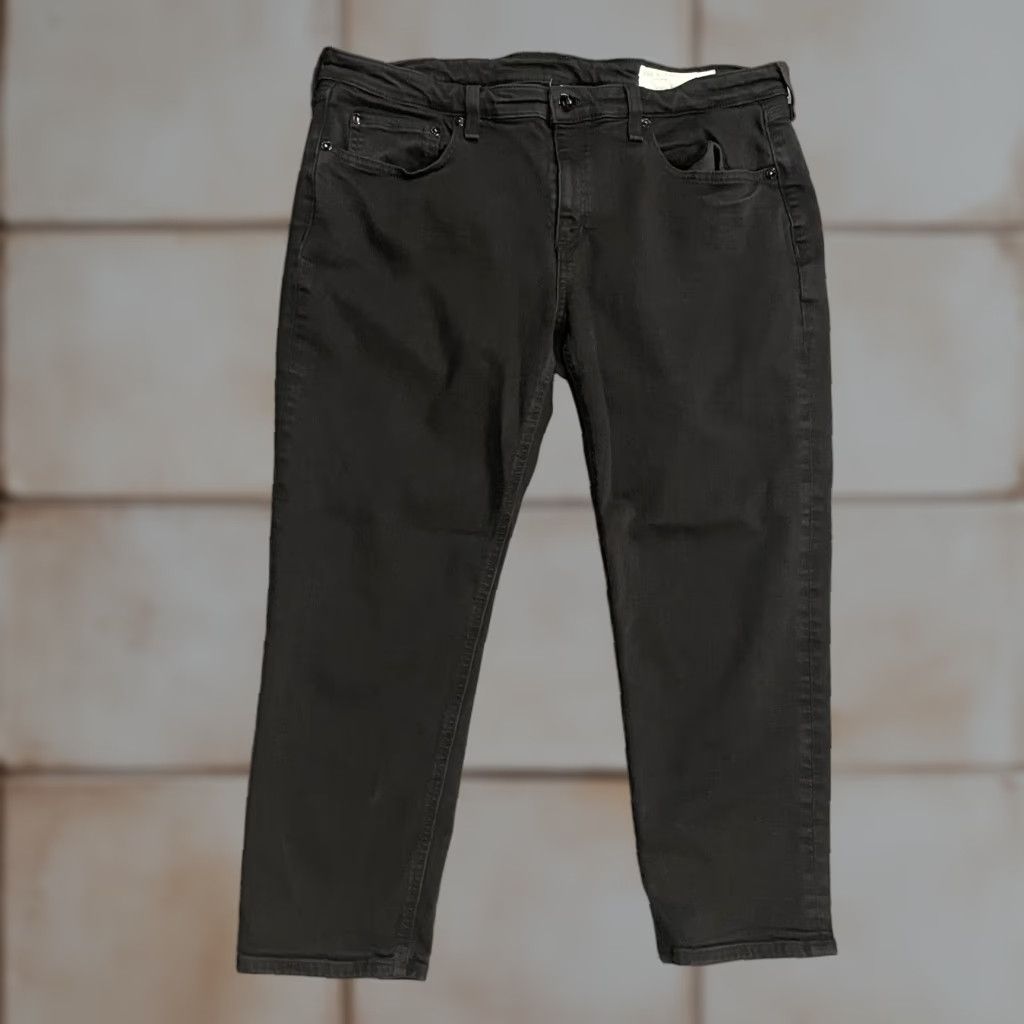 Rag & Bone Rag & Bone Jeans Womens Slim Boyfriend Low Rise Rag & Bone Black Denim Stretch 32 Inseam 25 in Zip Pocket Five-Pocket Vintage No Men’s? Size 24" / US 00 / IT 34 - 1 Thumbnail