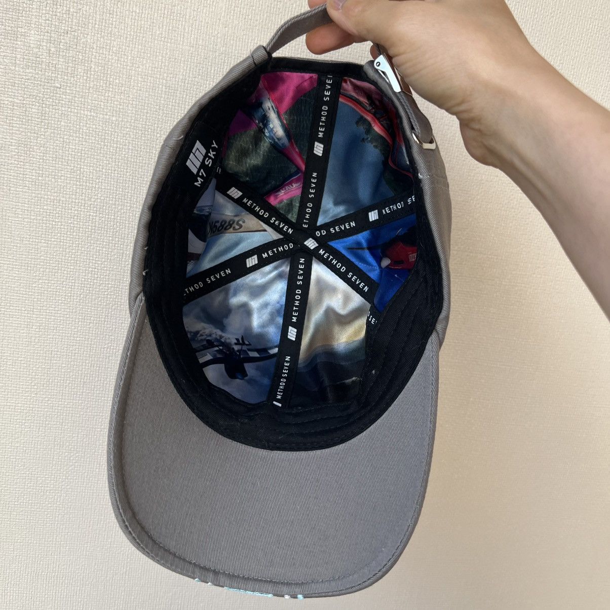 Other Method Seven Sky Aviatrix Hat M7 Logo Cotton Exterior Satin Size ONE SIZE - 8 Thumbnail