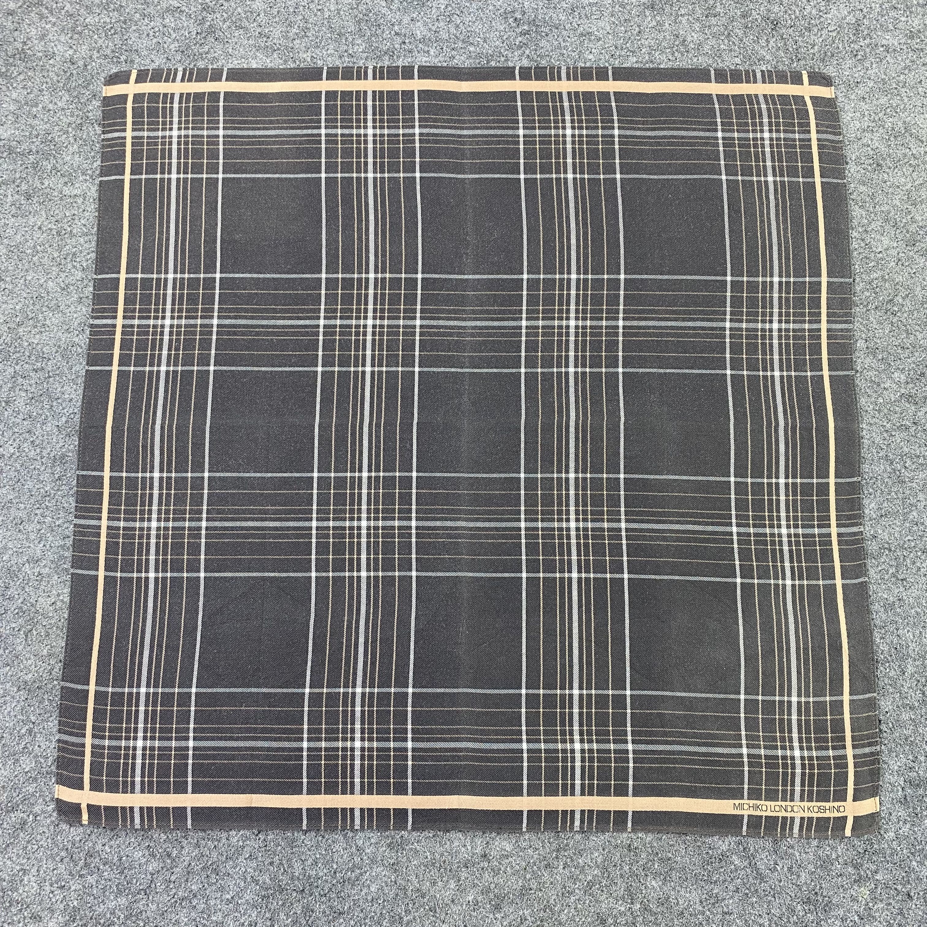 Michiko Koshino London Michiko Koshino Handkerchief Neckerchief Bandana-B1616 Size ONE SIZE - 3 Thumbnail