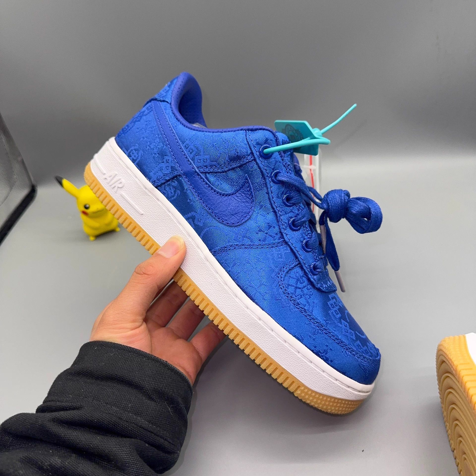 Nike Nike Air Force 1 Blue Silk Women's 38 Size US 7 / IT 37 - 5 Thumbnail
