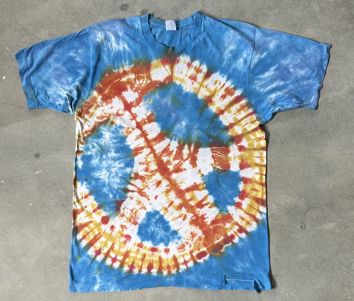 Vintage VINTAGE MUNSINGWEAR MADE IN USA TYE DYE PEACE TEE Size US M / EU 48-50 / 2 - 1 Thumbnail