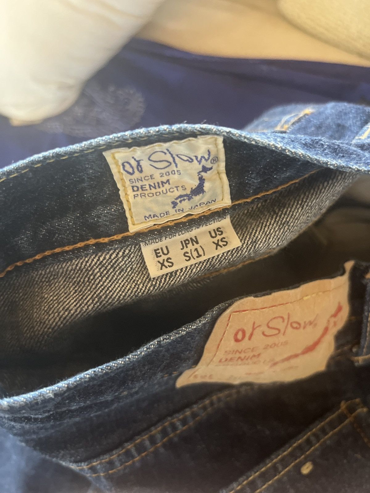 Orslow Orslow 107 Raw Denim XS Size US 27 - 6 Thumbnail