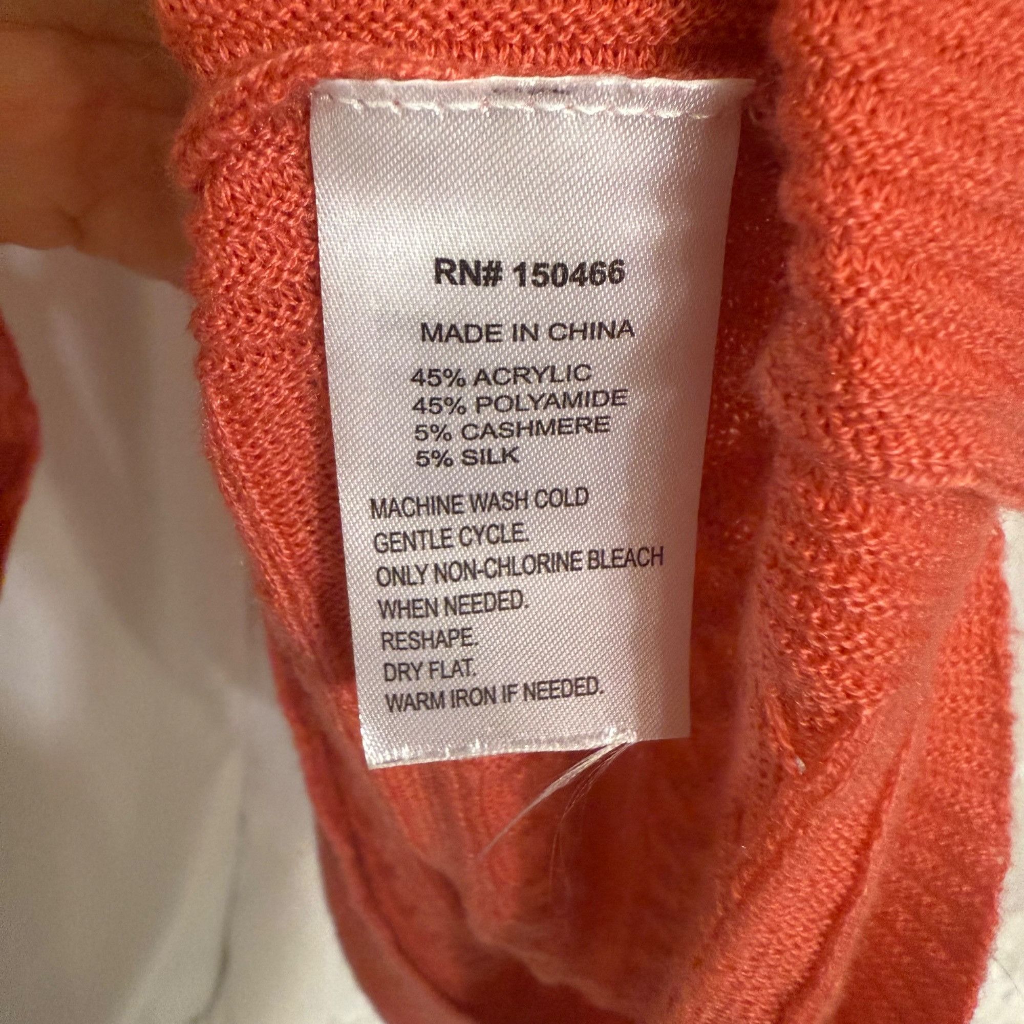 Other Market & Spruce Reviera Coral Cable Knit Dolman 3/4 Sweater Size S / US 4 / IT 40 - 9 Thumbnail