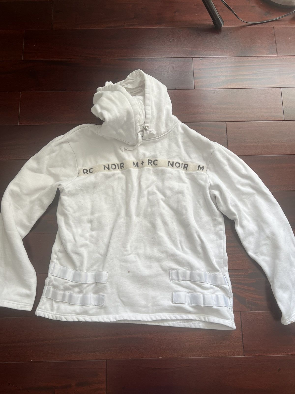 M+Rc Noir White velcro hoodie Size US L / EU 52-54 / 3 - 1 Thumbnail