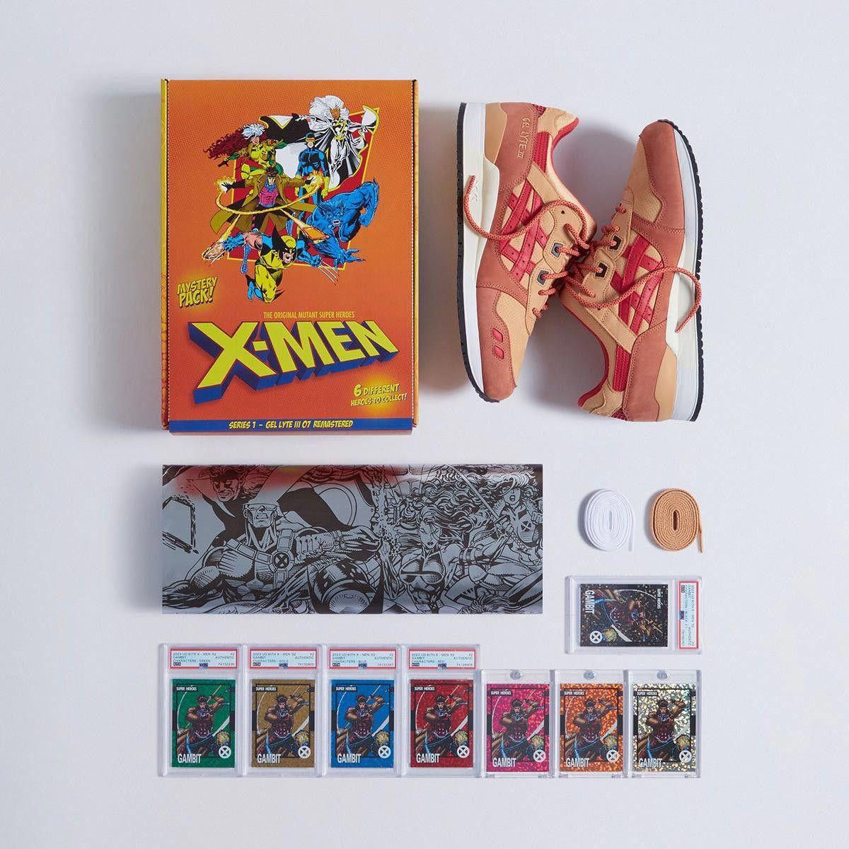 Asics × Kith × Marvel Comics Kith x X-Men x Asics Gel-Lyte III Remastered Gambit Size US 11.5 / EU 44-45 - 1 Thumbnail