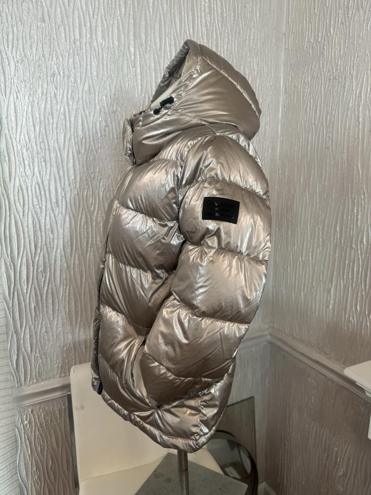 Calvin Klein Calvin Klein New York Breathable Puffer Bronze Jacket Sz M Size M / US 6-8 / IT 42-44 - 5 Thumbnail