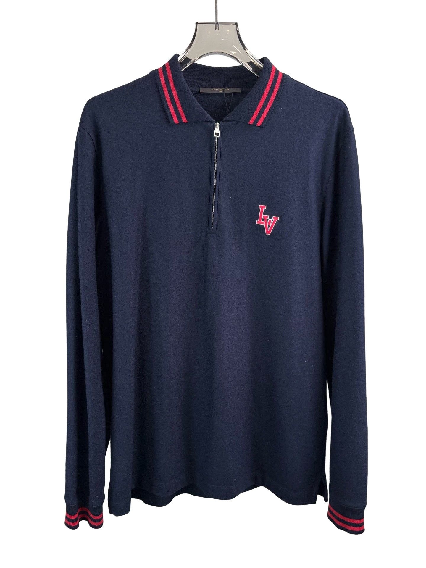 Louis Vuitton Louis Vuitton LV Embroidery Zip Polo Size XL Size US XL / EU 56 / 4 - 1 Thumbnail