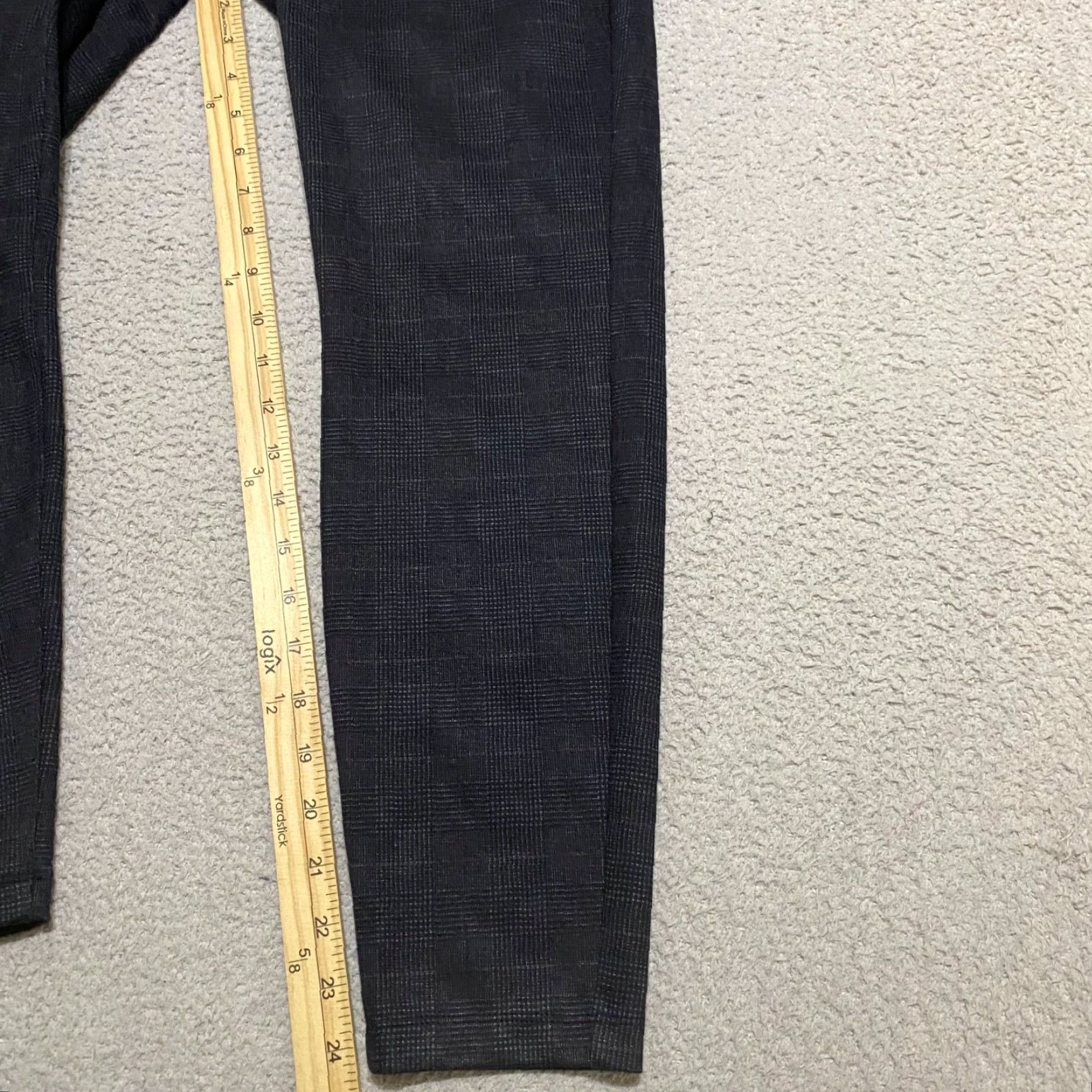 Vintage Liverpool Jeans Liverpool 10P Pants Black Plaid Mid Rise Skinny Ankle Petite Womens Size 29" - 6 Thumbnail