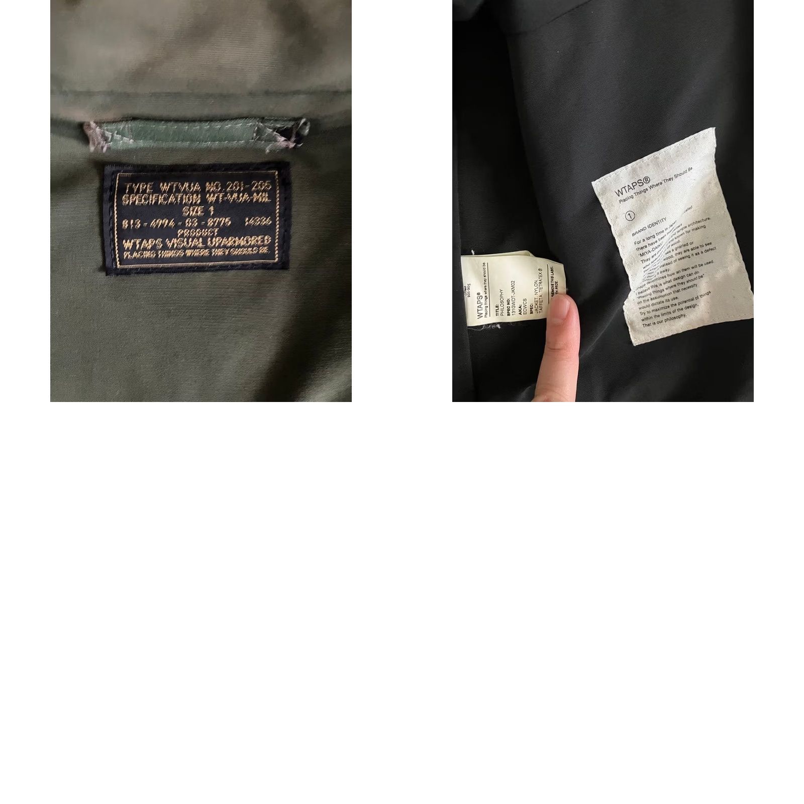 Wtaps WTAPS Jacket ECWCS 13SS 131GWDT-JKM02 Green Black Size:S Mens Nylon Tafteta Tetramex 68x48x44 Used Woodland 90s 2000s Size US S / EU 44-46 / 1 - 8 Thumbnail