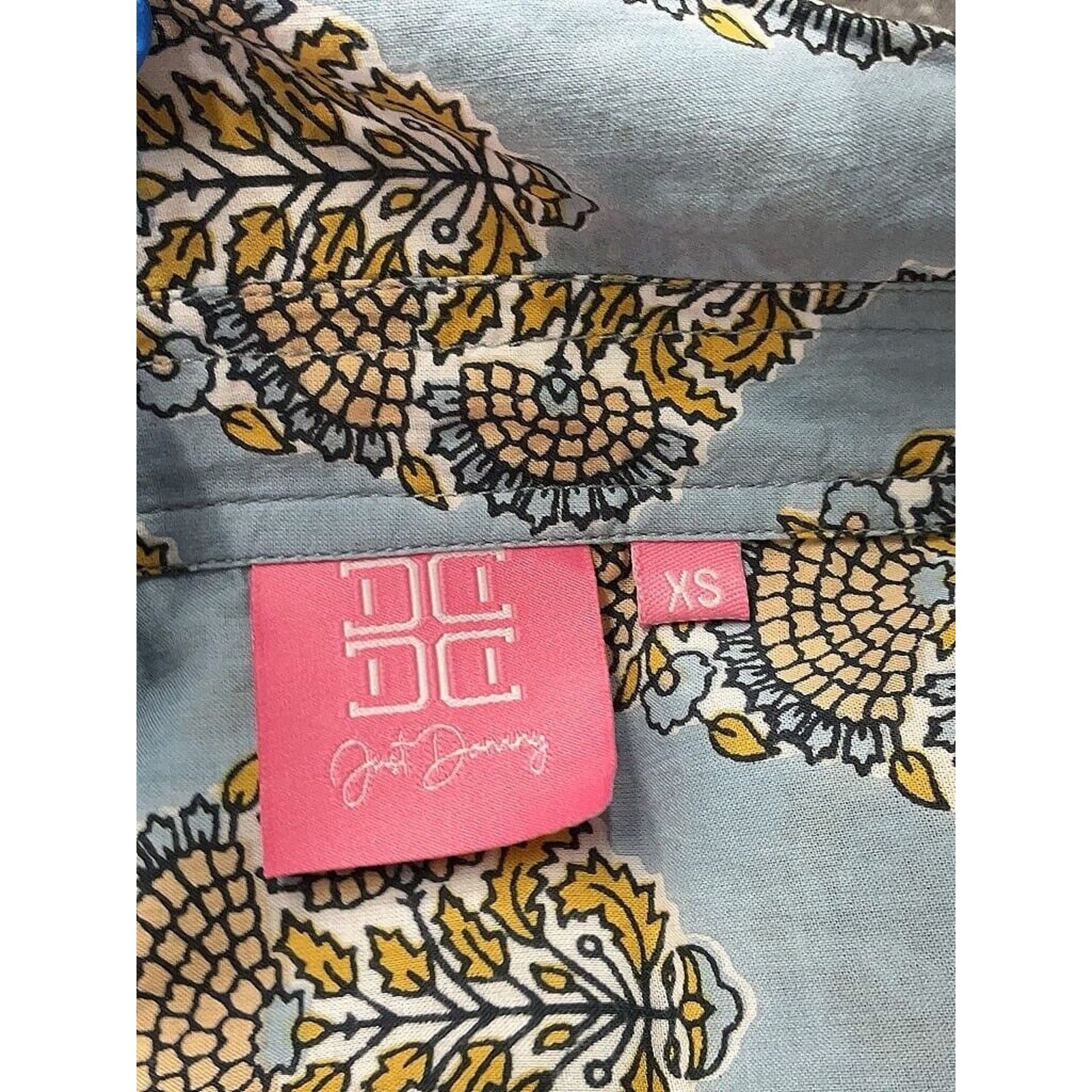 Designer just darviny Charlotte Bahama Block Print Pearl Buttons XS Size XS / US 0-2 / IT 36-38 - 4 Thumbnail