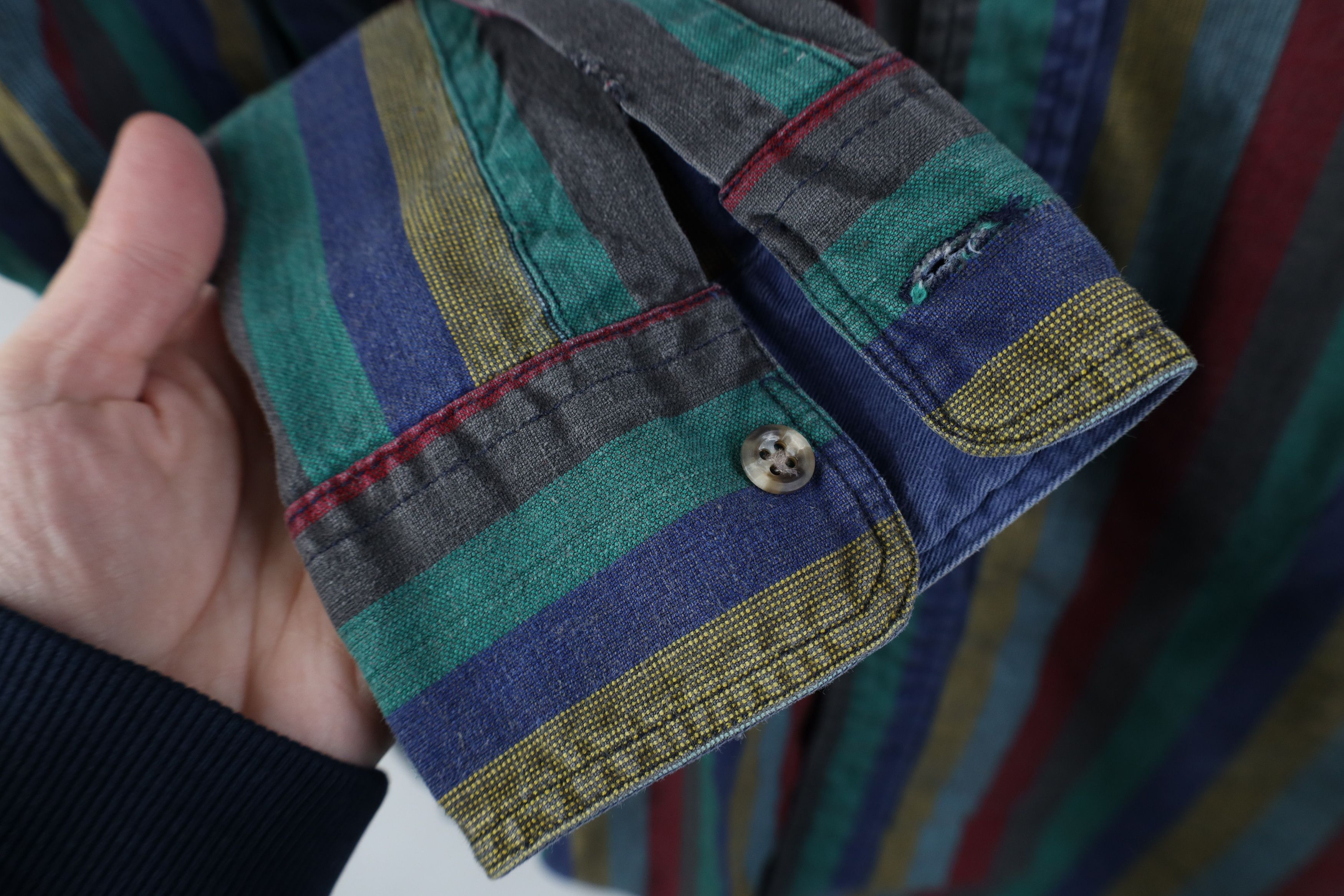 Vintage Vintage 90s Streetwear Cotton Twill Button Down Shirt Size US XL / EU 56 / 4 - 5 Thumbnail